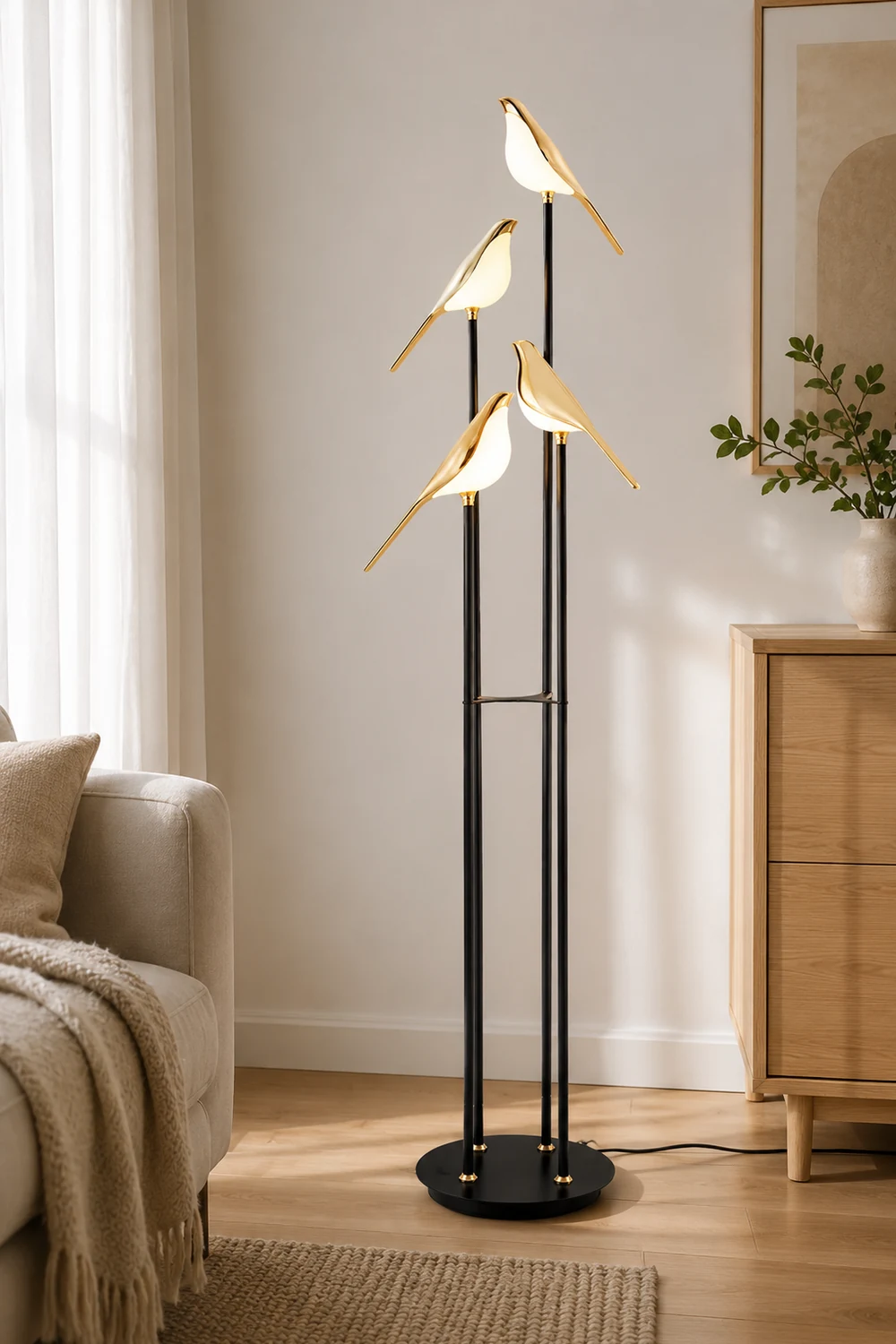 Magpie Perch Floor Lamp - Lumpaz