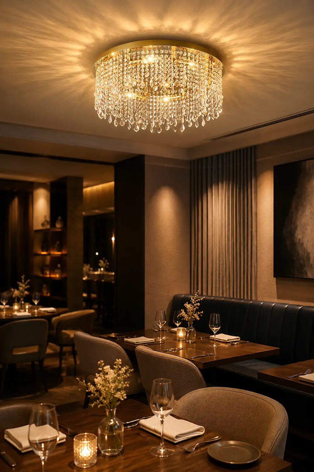 Beirio Crystal Ceiling Lamp - Lumpaz