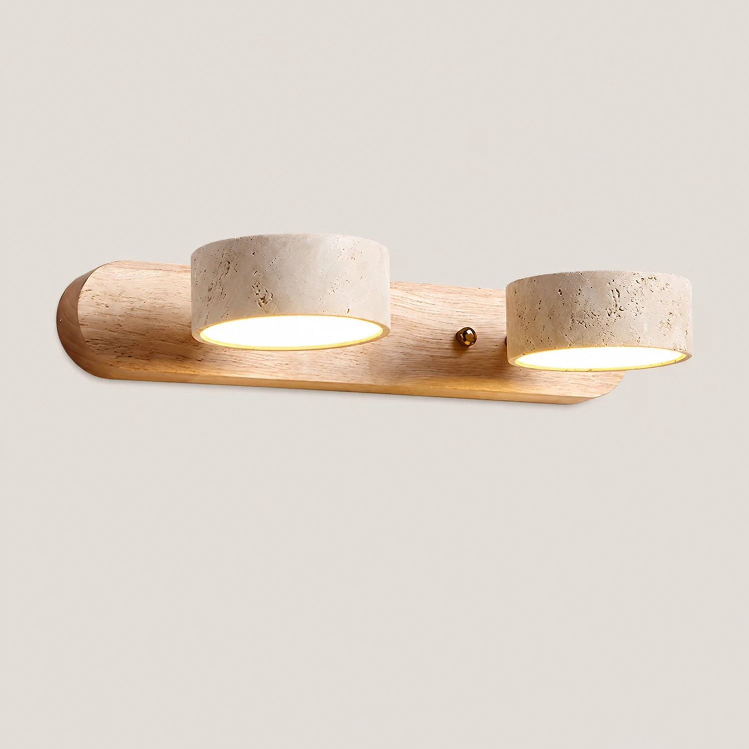 Travertine Duo Wall Light - Lumpaz