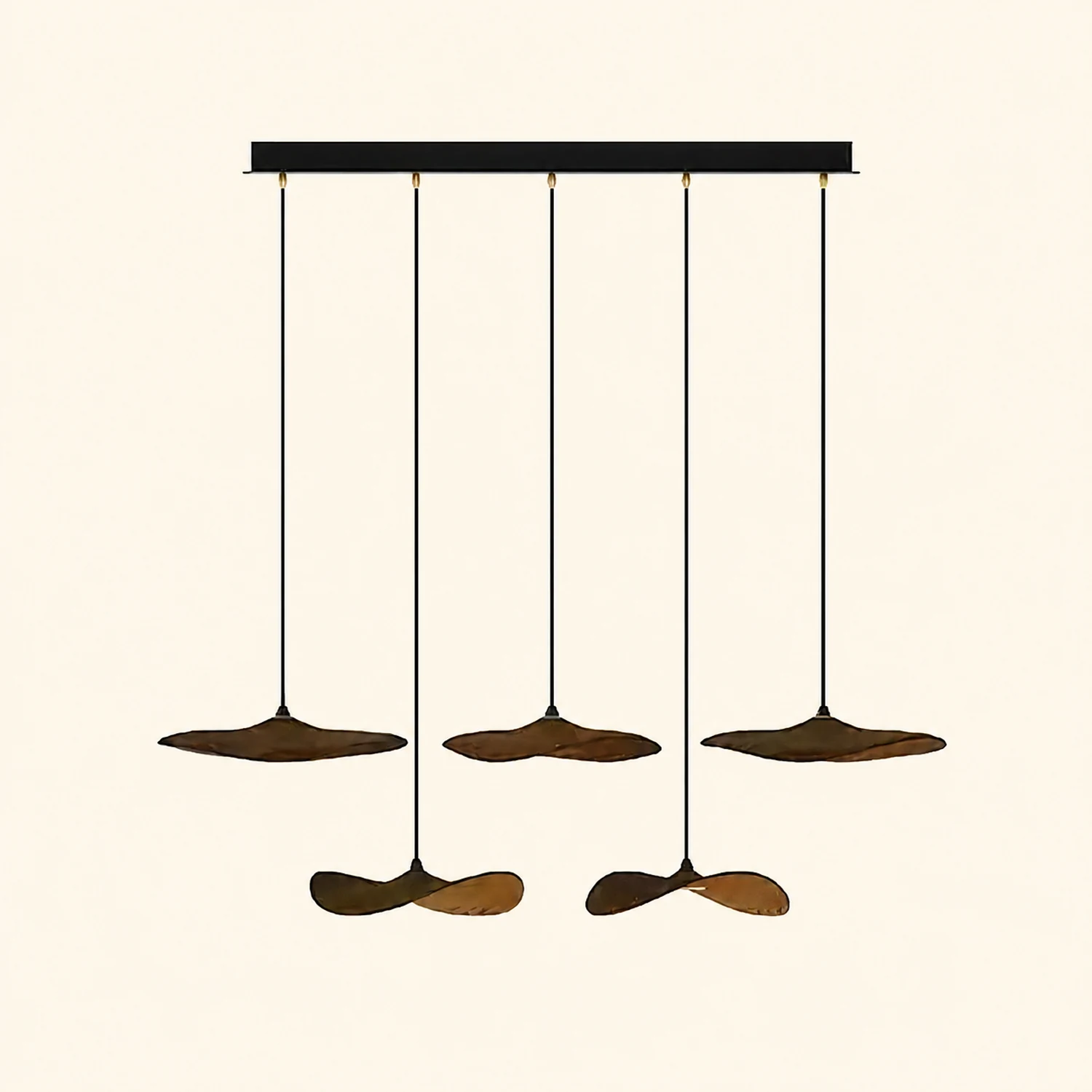Empty Leaf Chandelier - Lumpaz