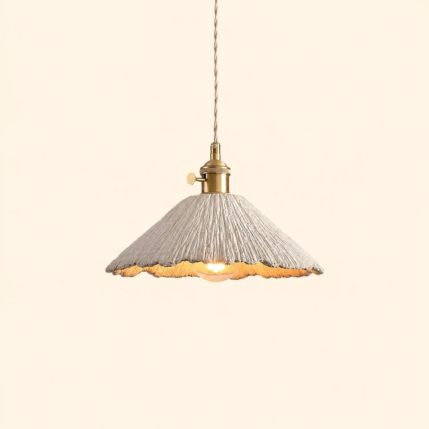 Microcement Pendant Lamp - Lumpaz