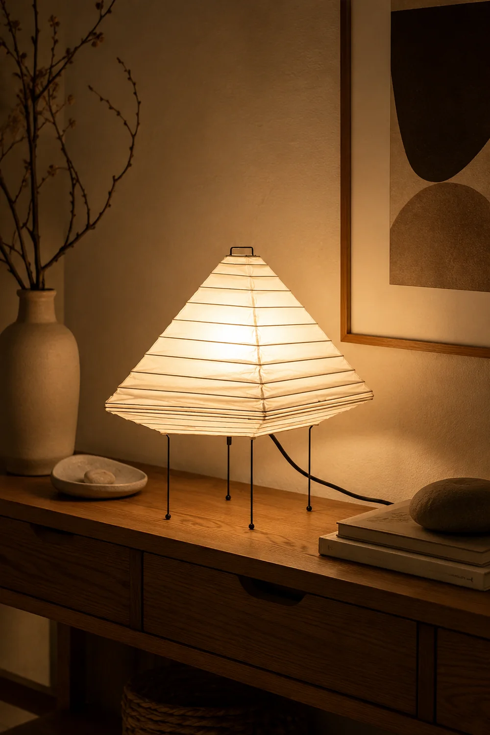 Kiyoshi Akari Paper Table Lamp - Lumpaz