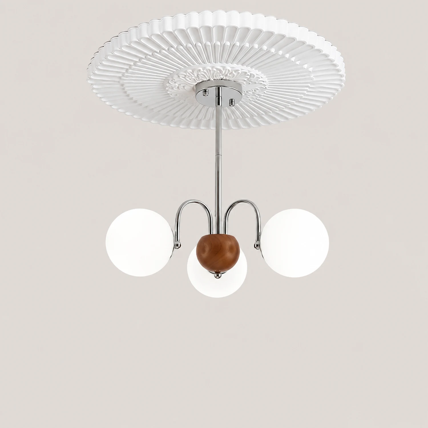 Polpgne Chrome Chandelier - Lumpaz