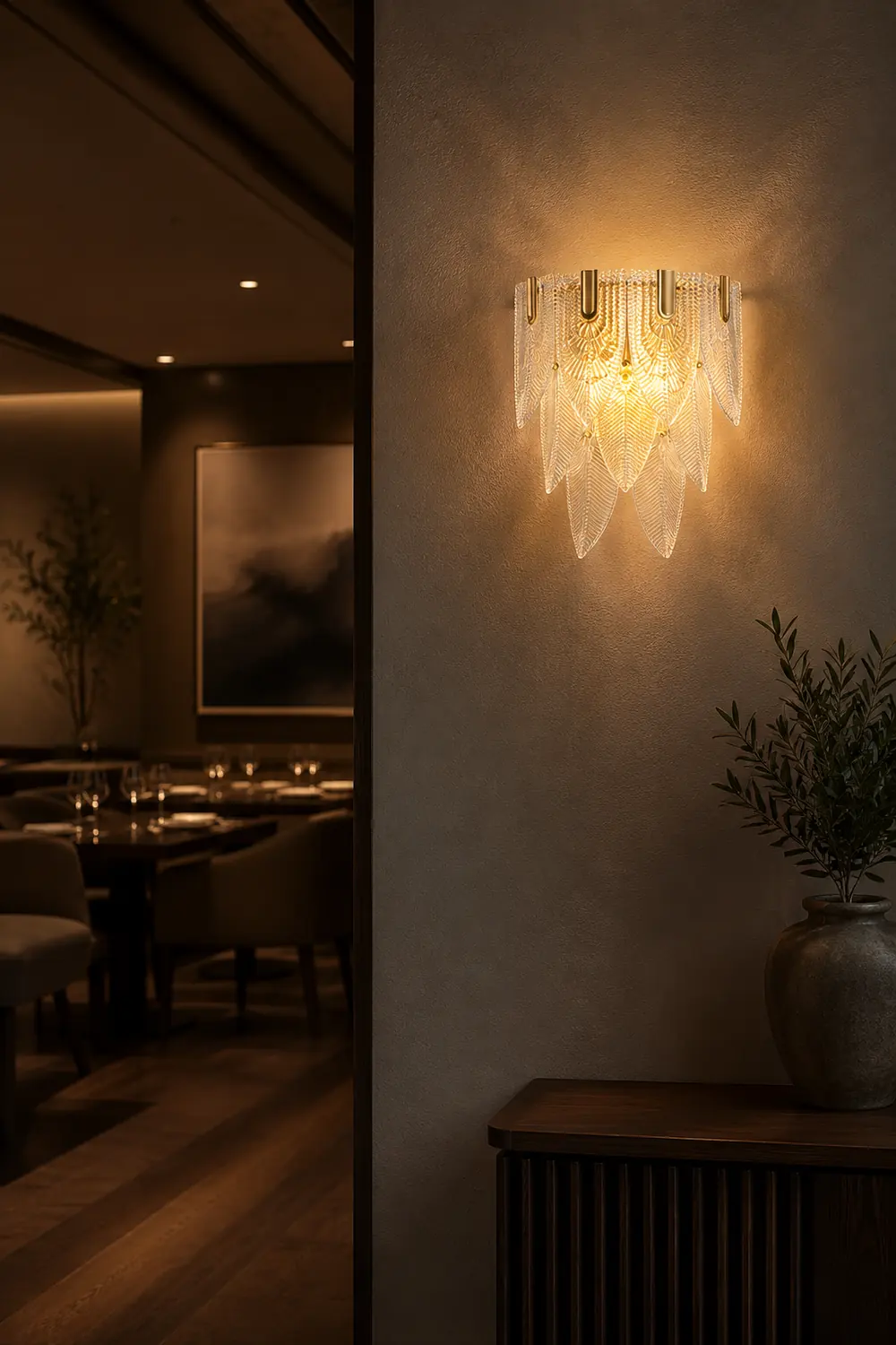Giulia Brass Wall Lamp - Lumpaz