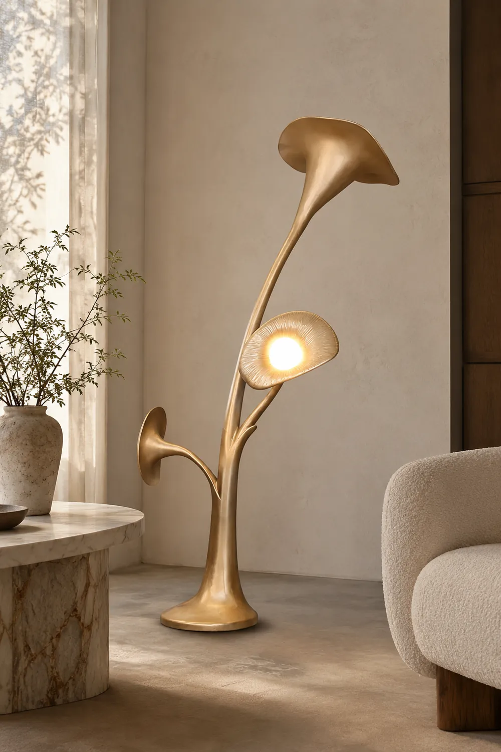 Petunia Sculpture Floor Lamp - Lumpaz