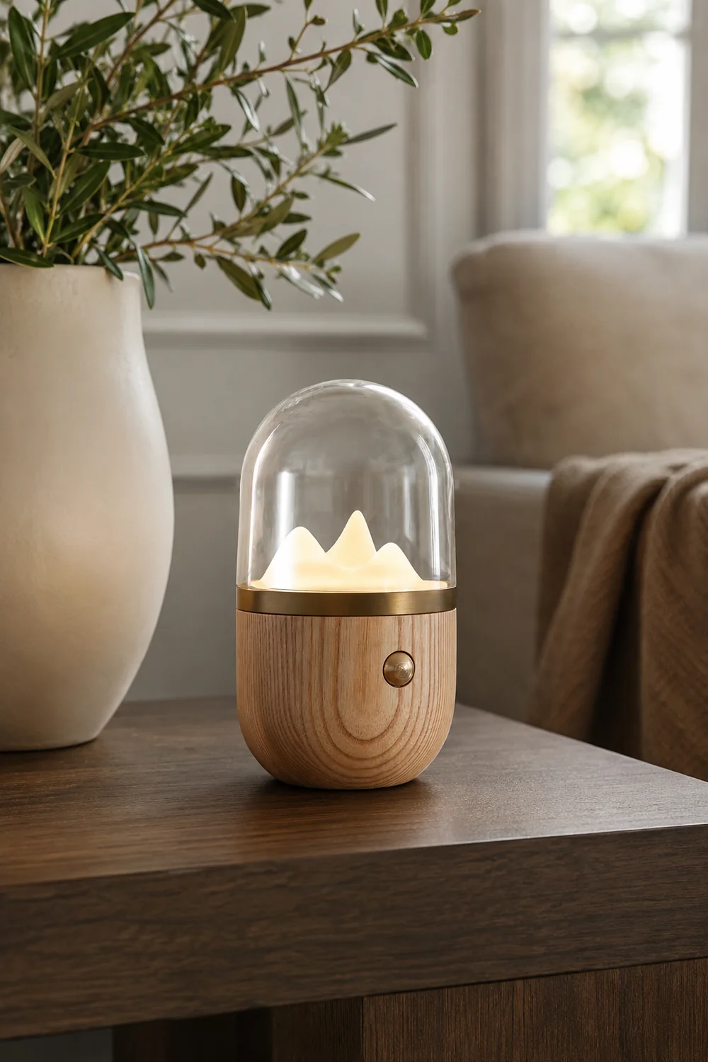 Mountain Peak Night Table Lamp - Lumpaz