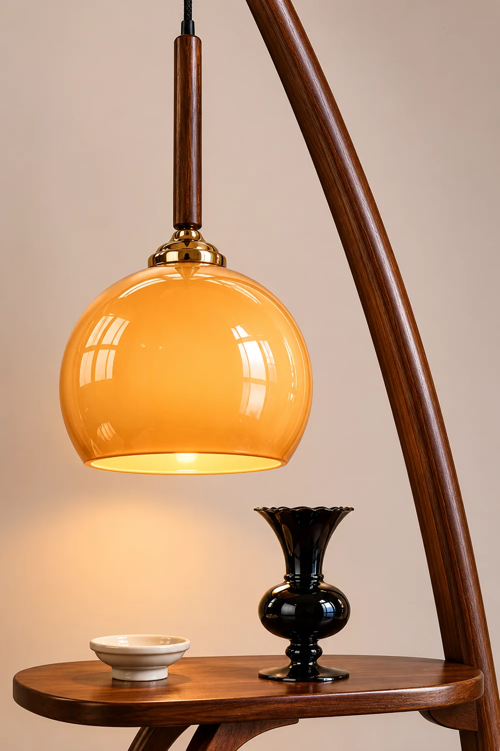 Arc Sphere Floor Lamp - Lumpaz