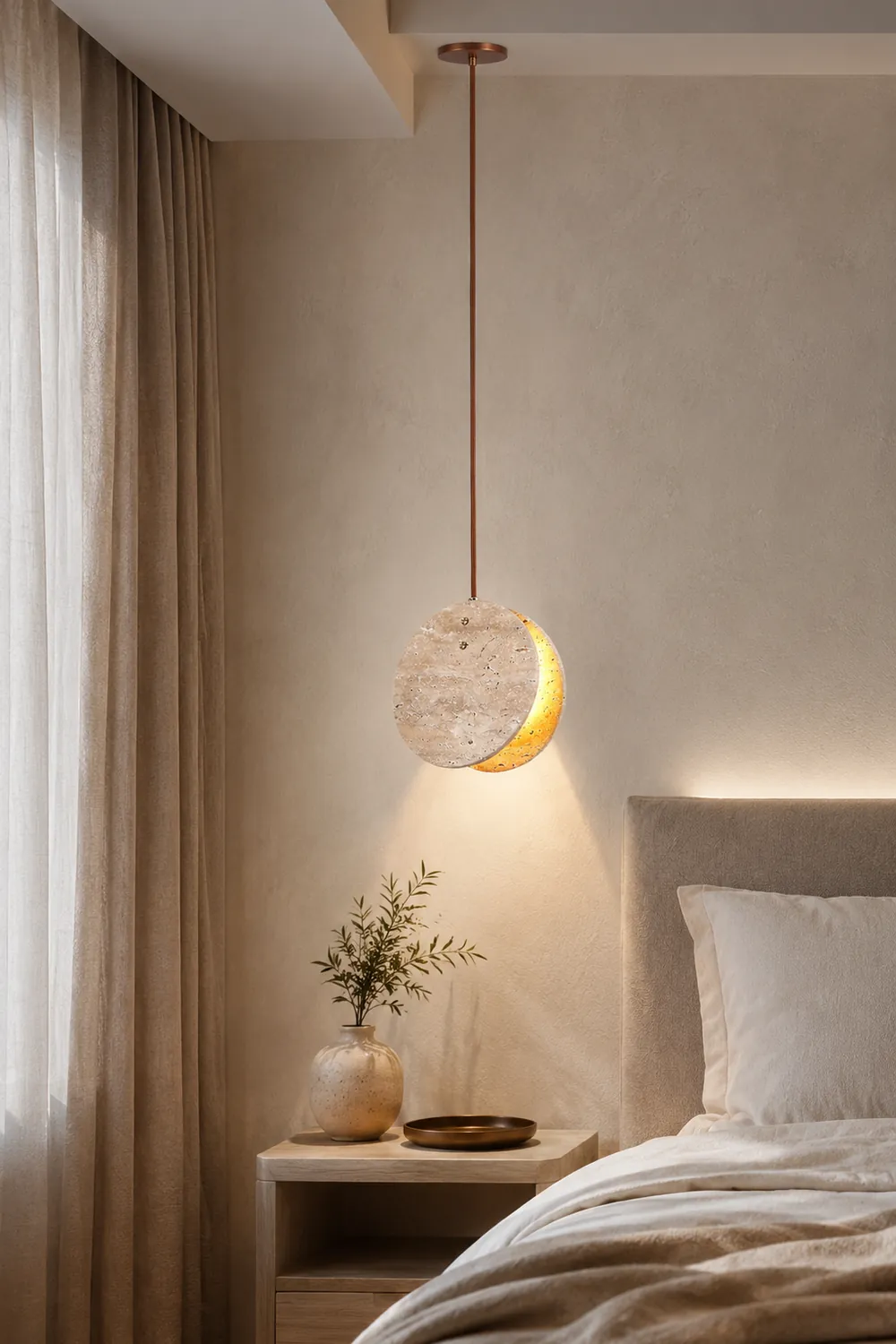 Solstice Stone Pendant Light - Lumpaz