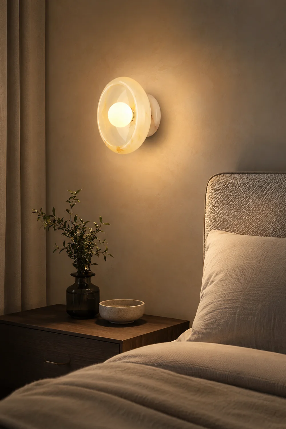 Eclipse Jade Wall Sconce - Lumpaz
