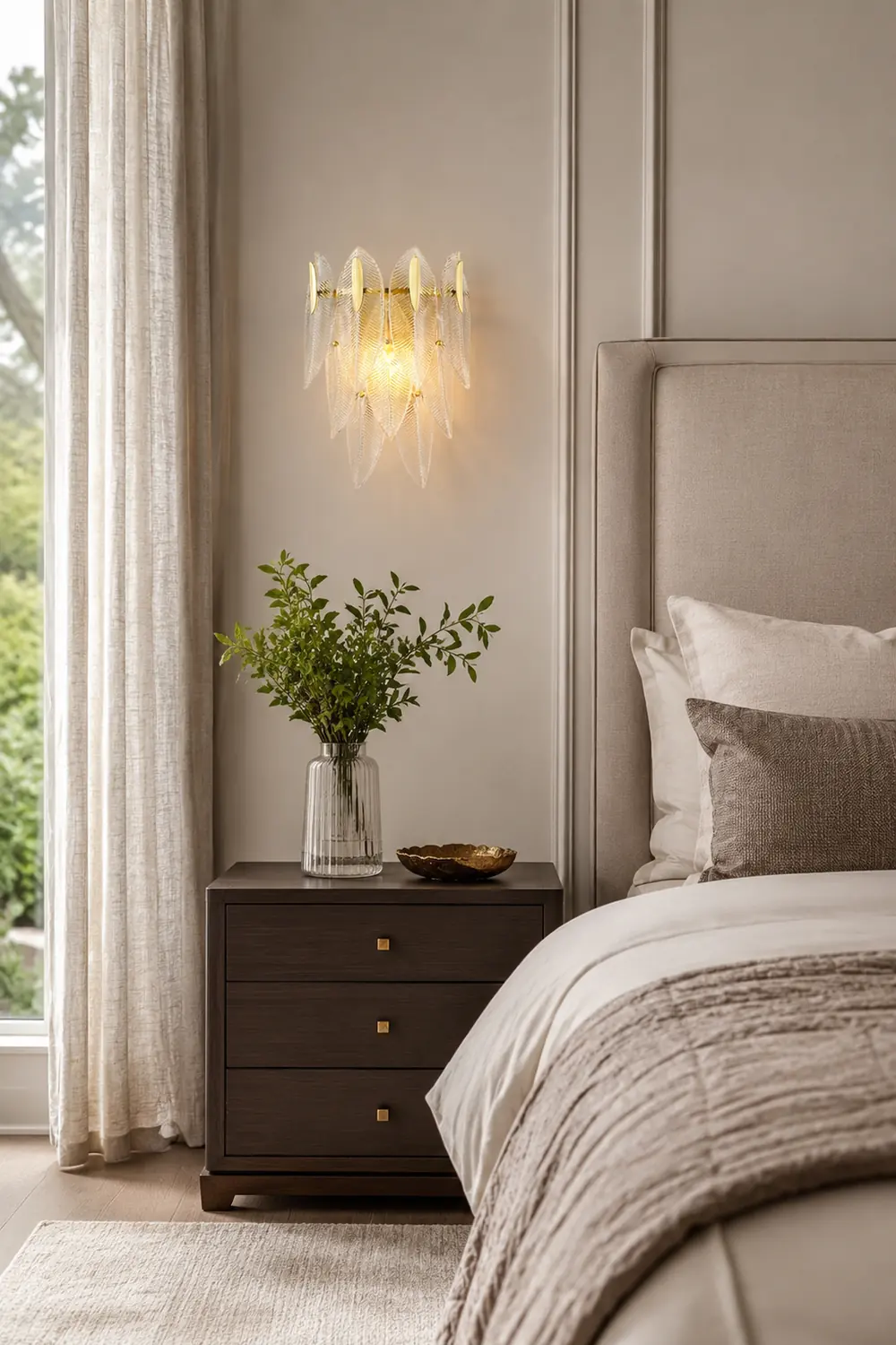 Giulia Brass Wall Lamp - Lumpaz