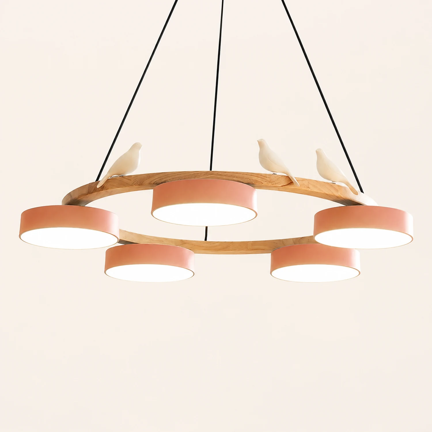 Sienna Bird Round Chandelier - Lumpaz