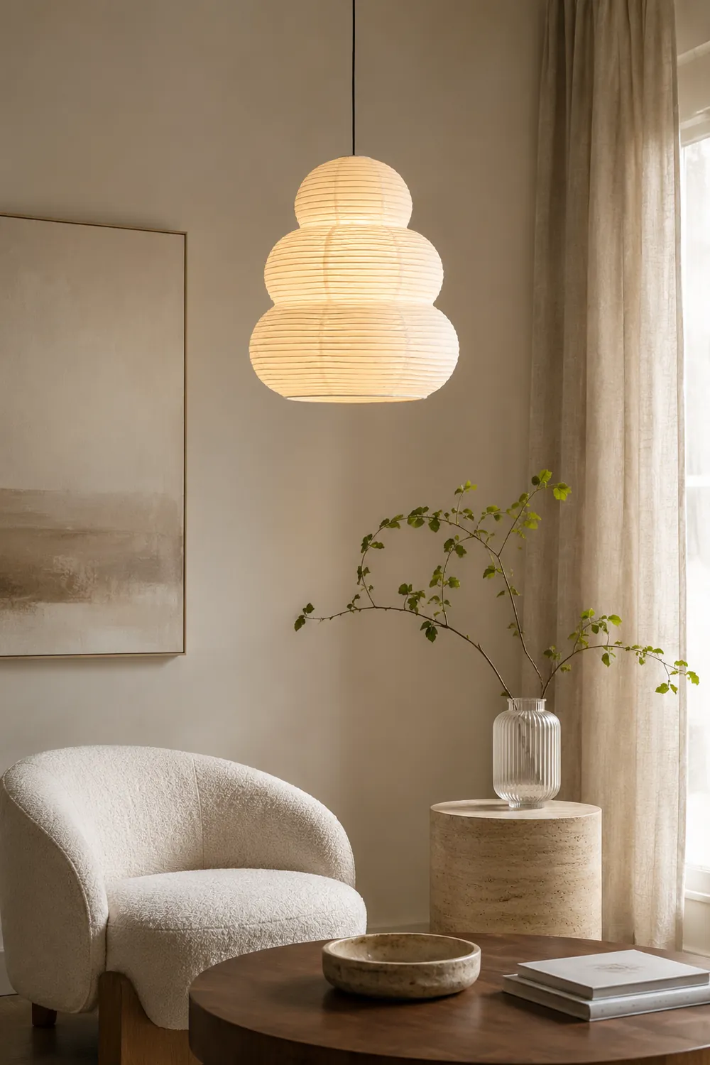 Washi 24N Pendant Light - Lumpaz