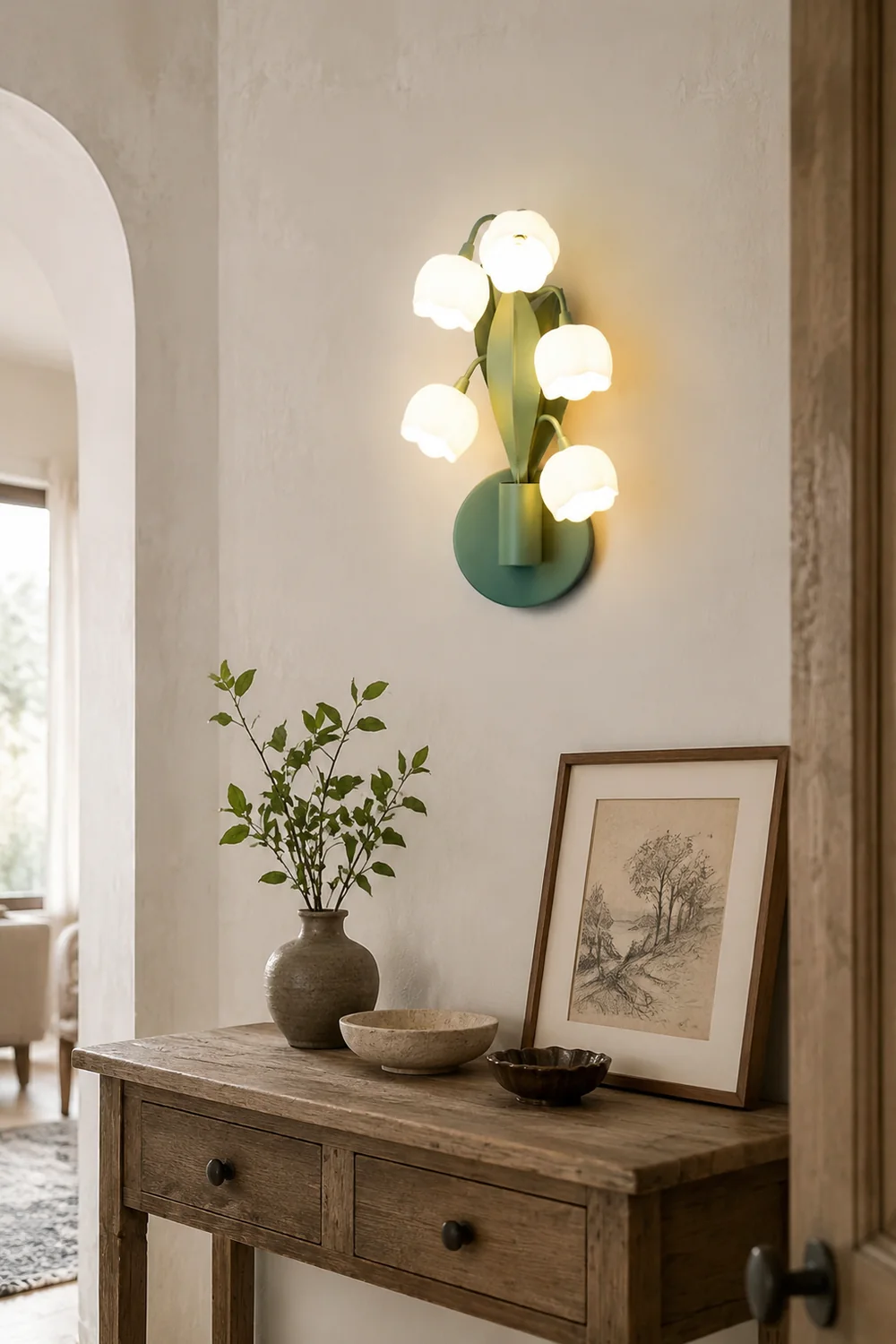 Bell Orchid Wall Lamp - Lumpaz