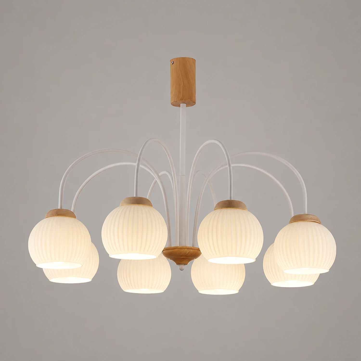Molecural Wood Chandelier - Lumpaz