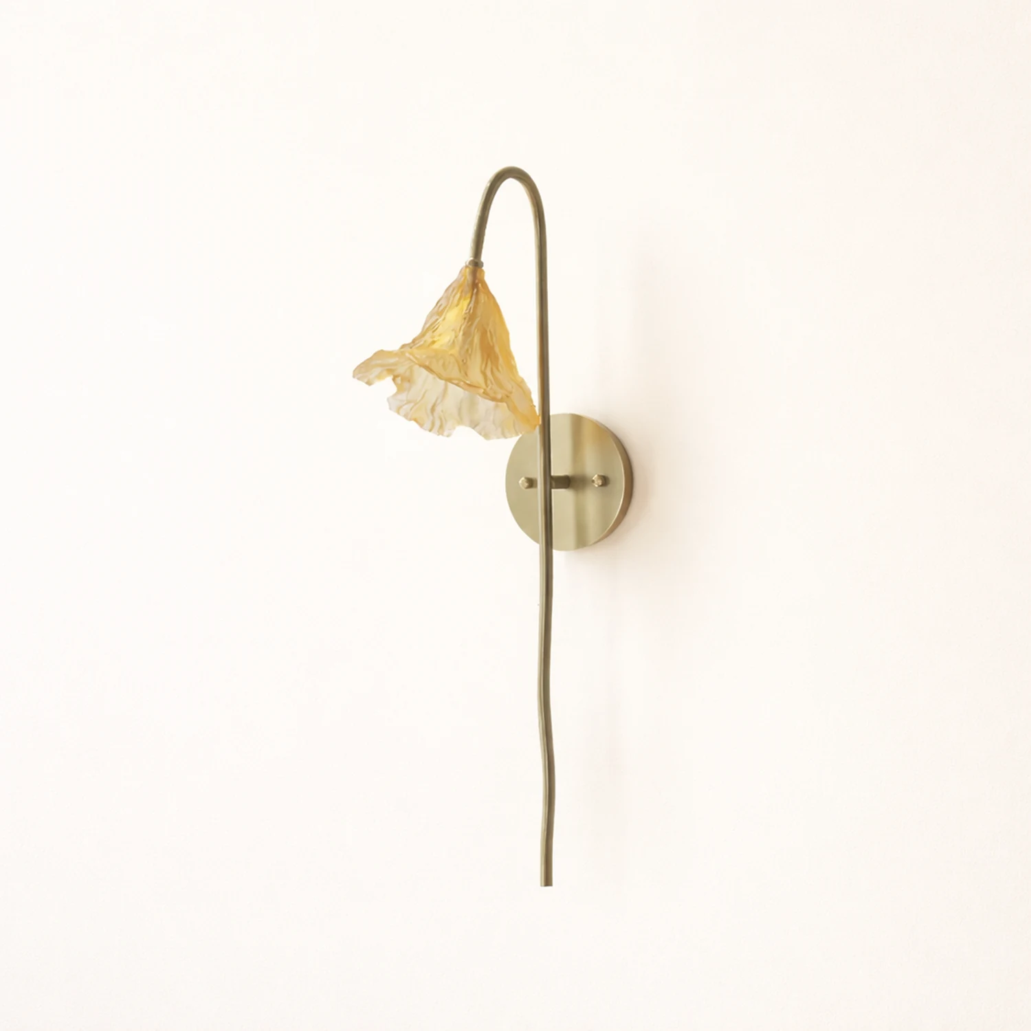 Lotus Amber Wall Lamp - Lumpaz