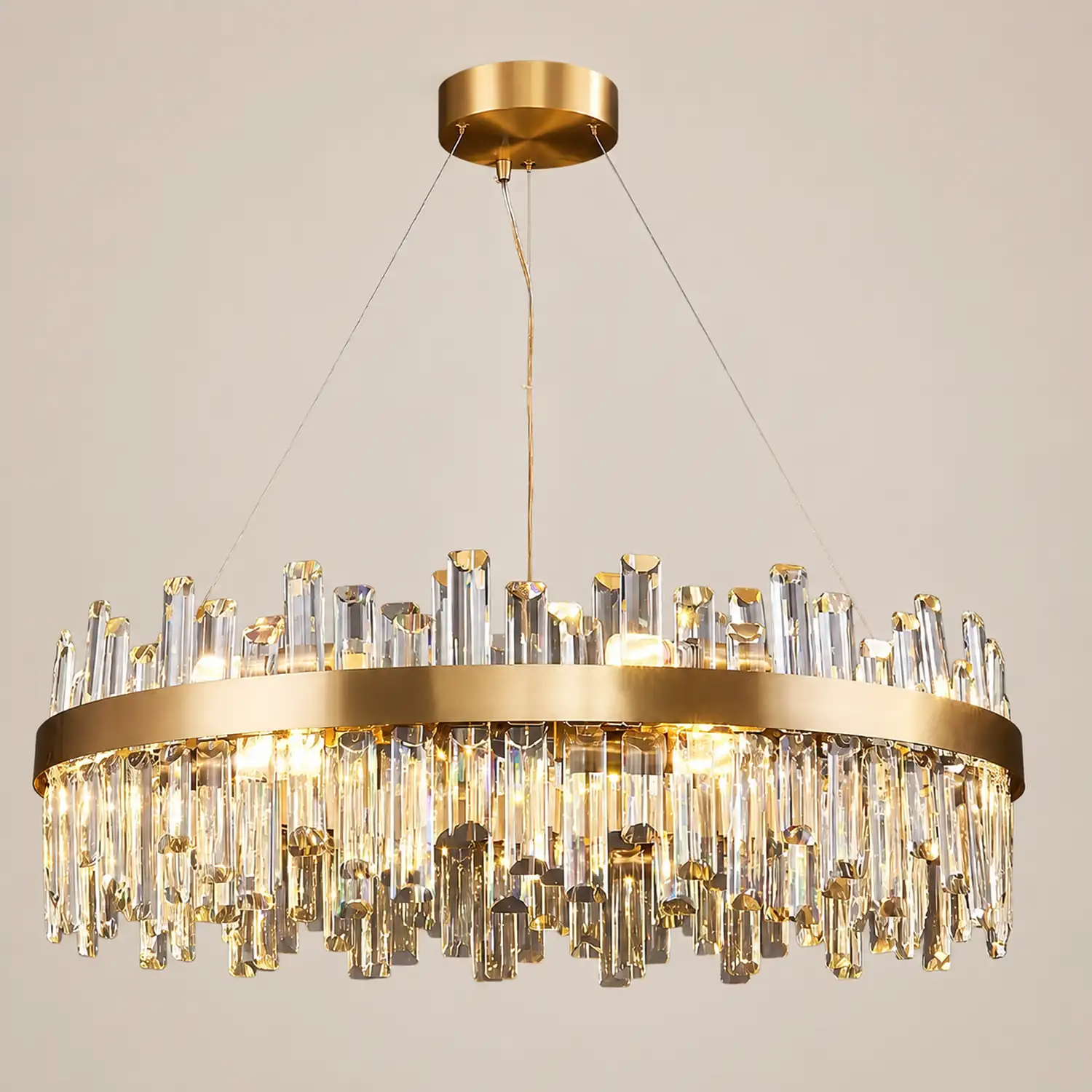 Crystal Statement Chandelier - Lumpaz
