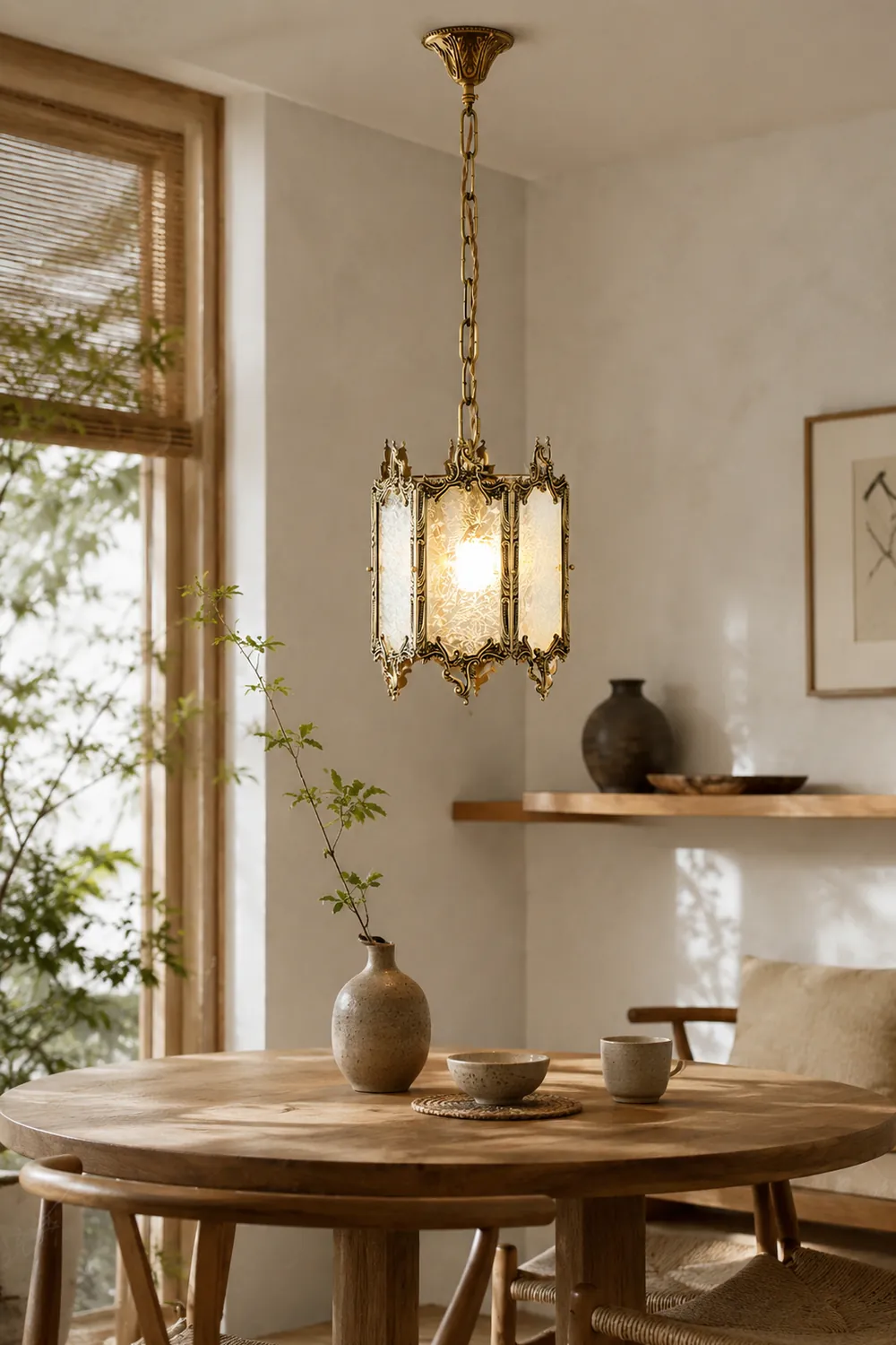 Gorgeous Brass Lantern Pendant Lamp - Lumpaz