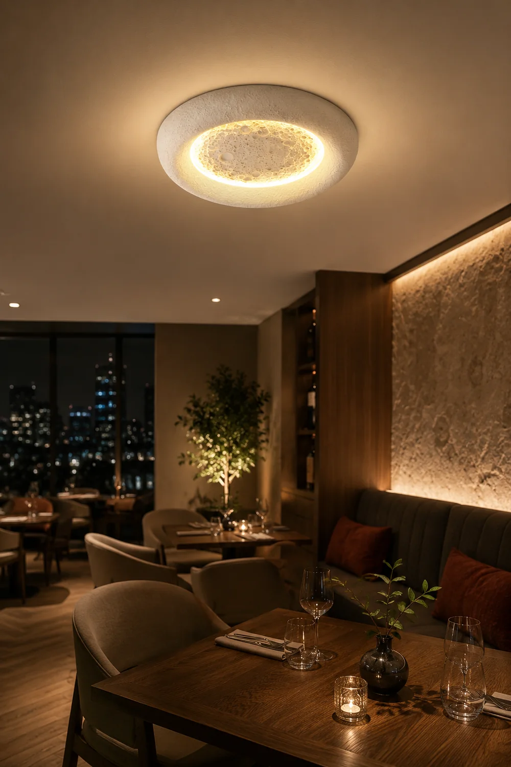 Lunar Glow Ceiling Lamp - Lumpaz