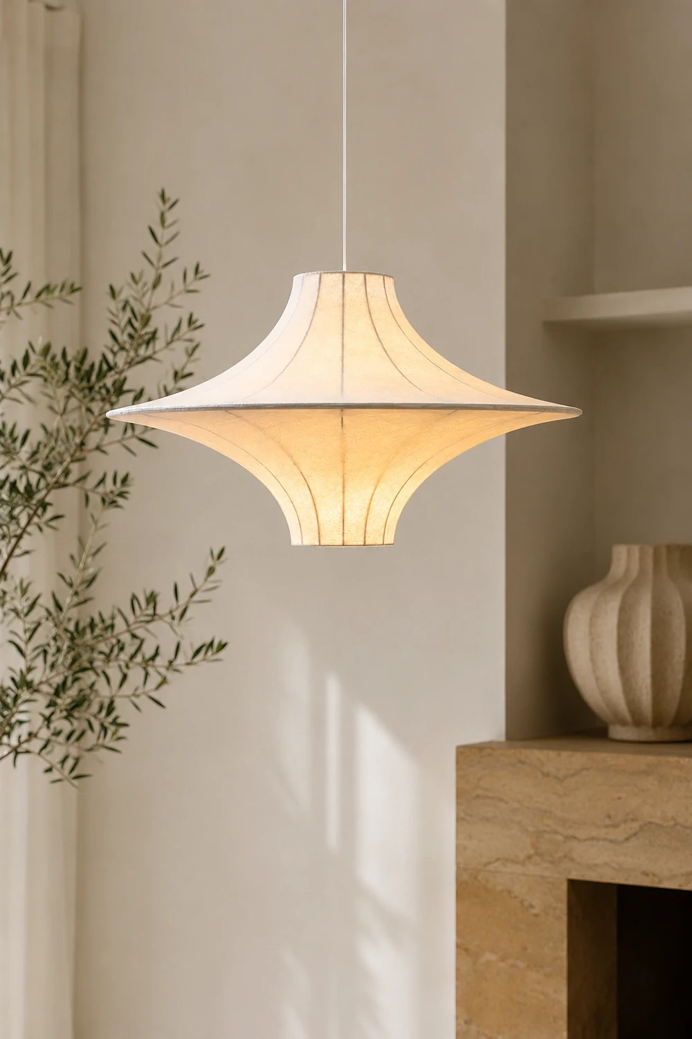 Lokki Silk Pendant Lamp - Lumpaz