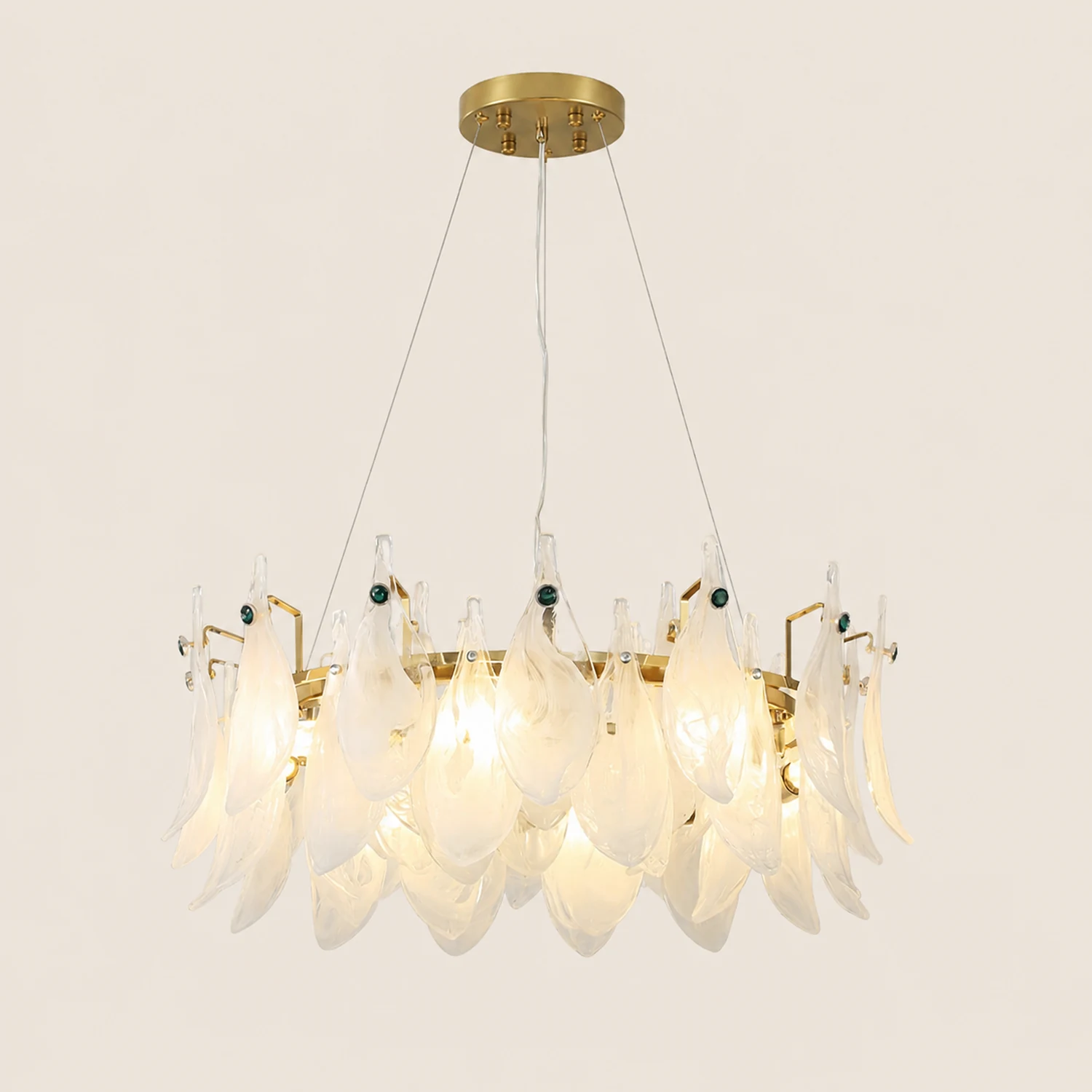 Valentino Cloud Glass Chandelier - Lumpaz
