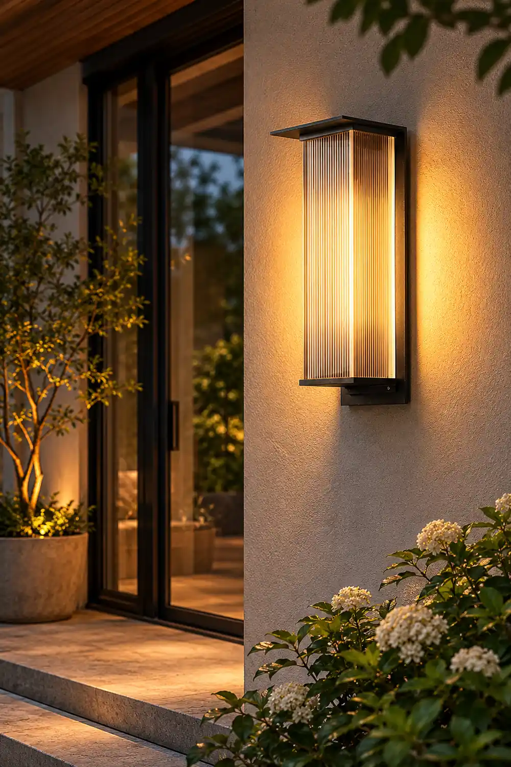 Oleron Box Outdoor Wall Lamp - Lumpaz