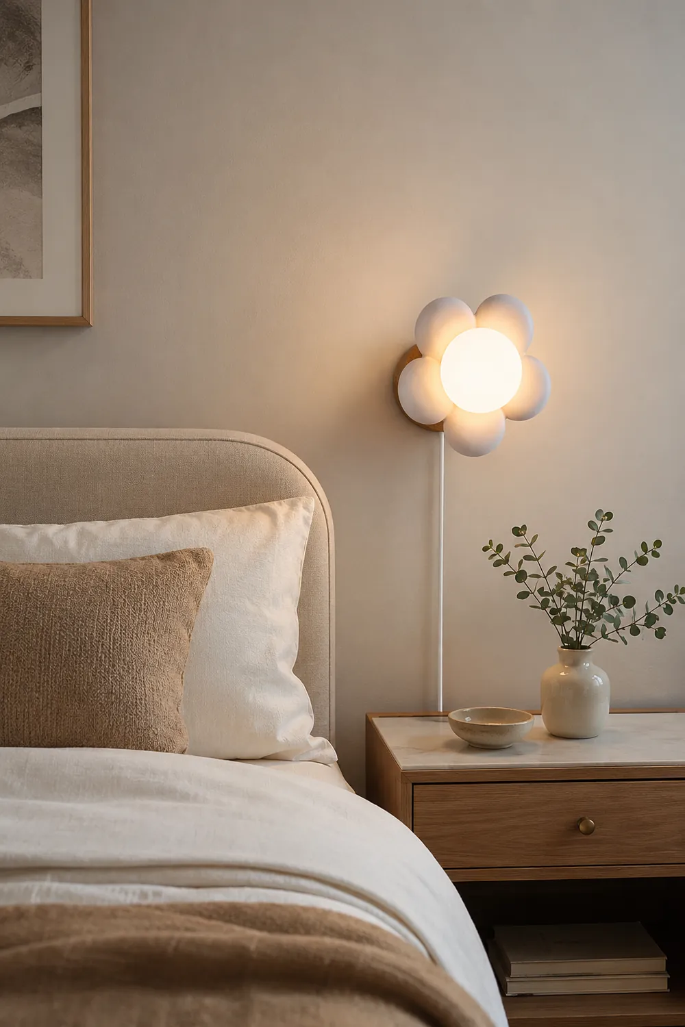 Bloom Flower Plug In Wall Lamp - Lumpaz