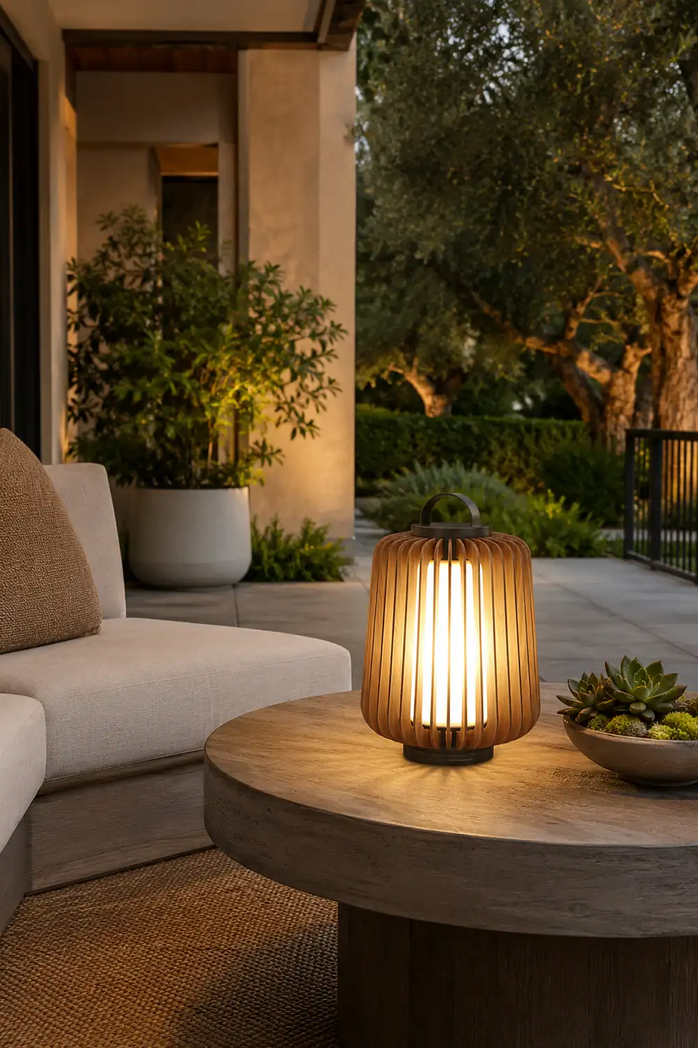 Legno Outdoor Table Lamp - Lumpaz