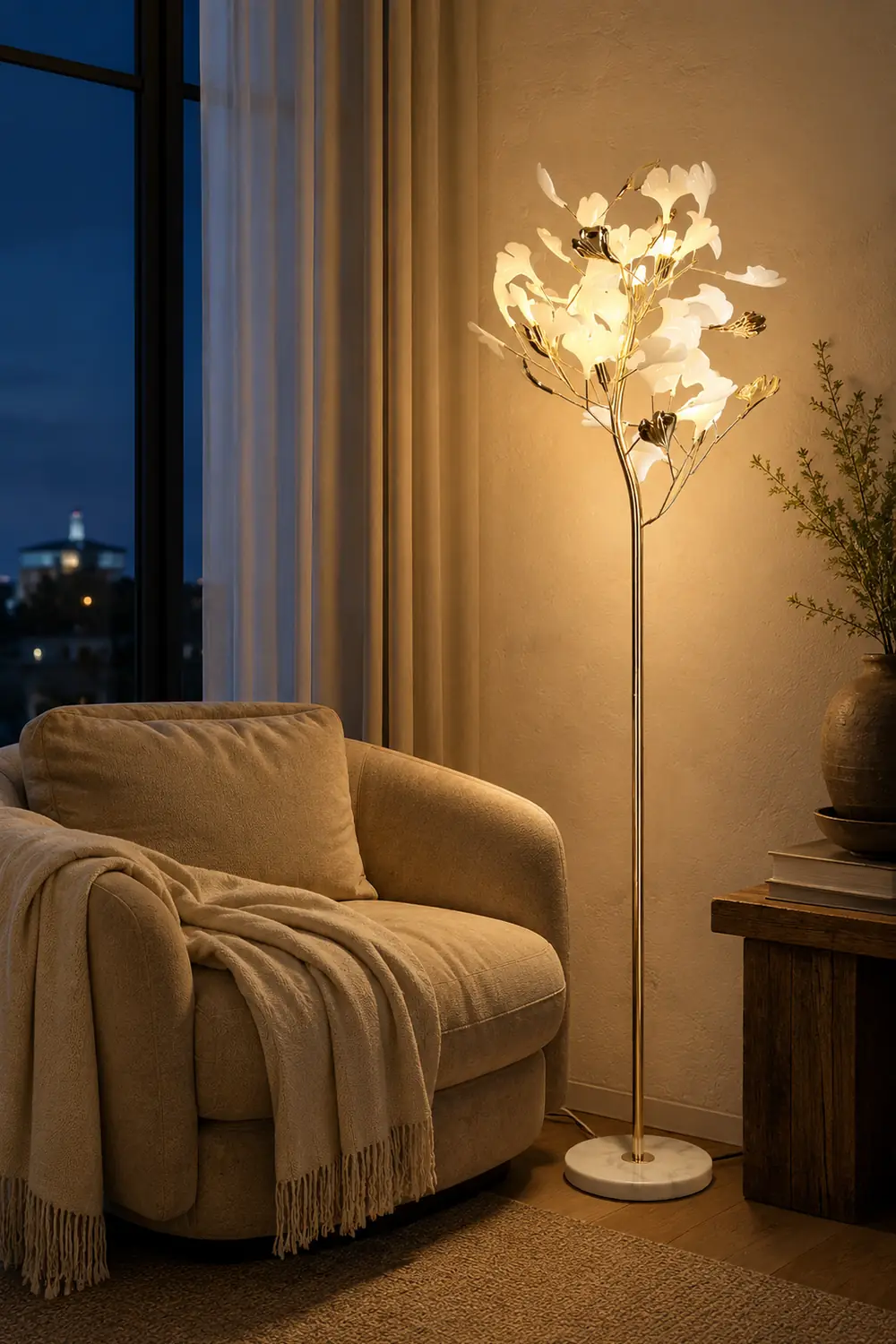 Gingko Floor Lamp - Lumpaz