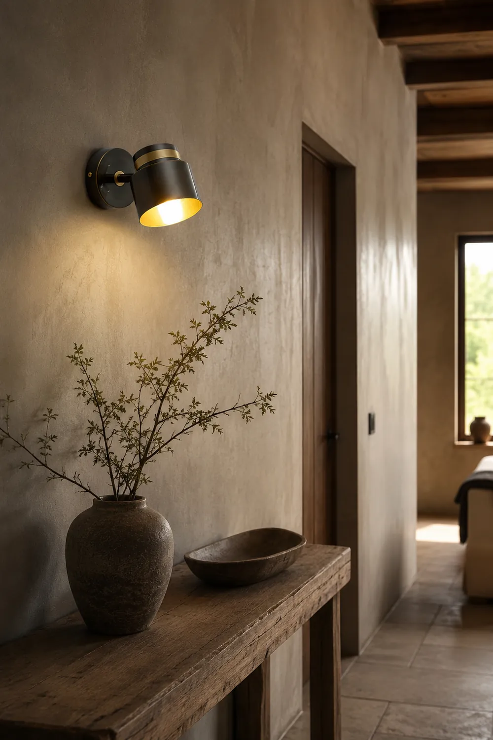 Brass Cylinder Wall Lamp - Lumpaz