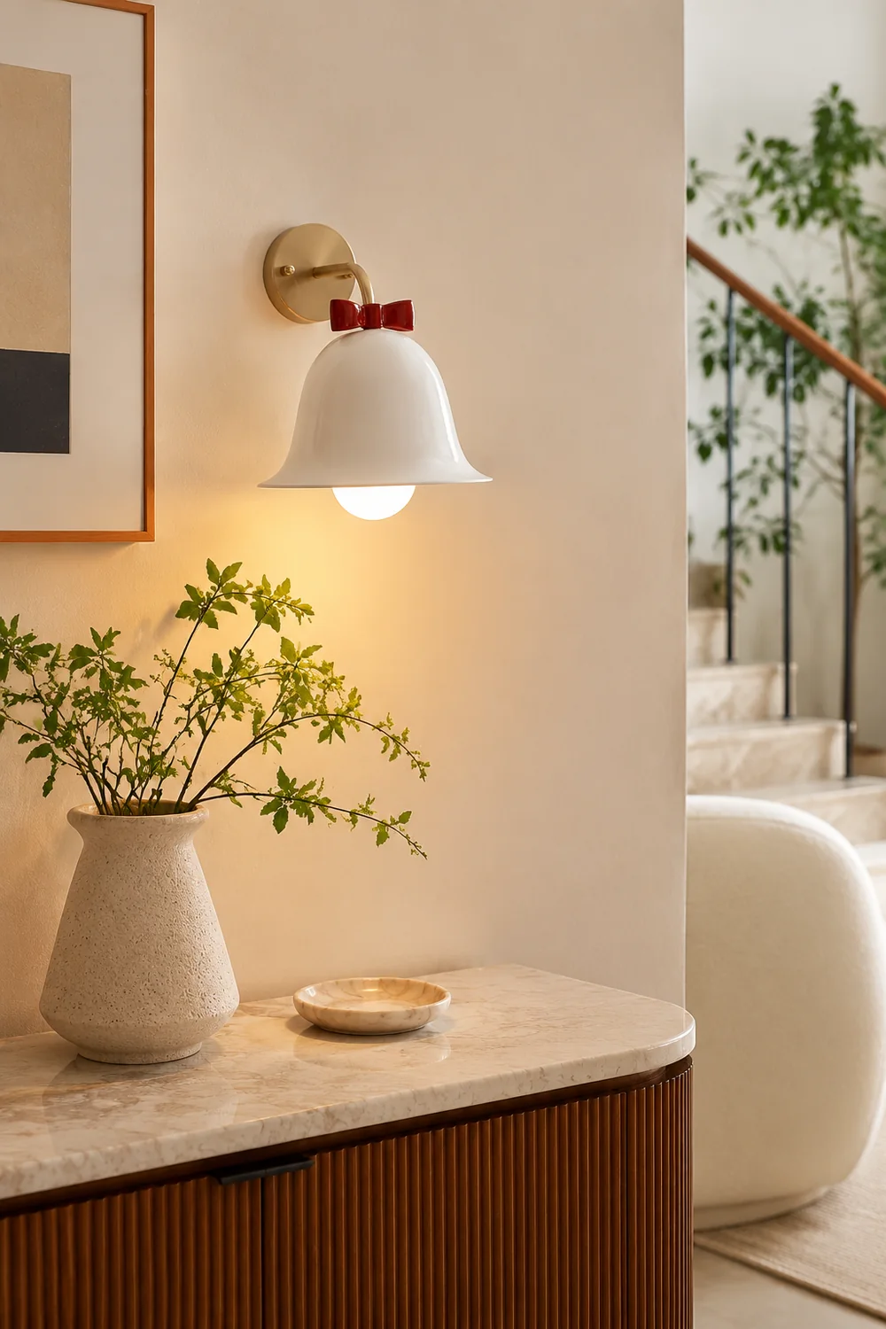 Bow Bell Wall Lamp - Lumpaz