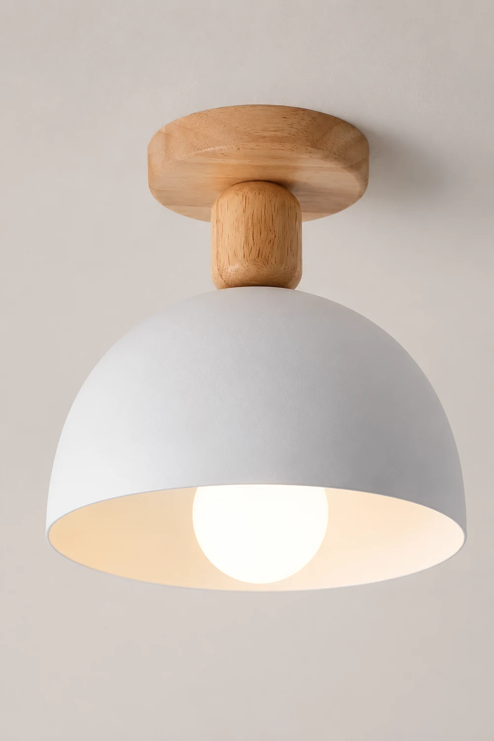 Scandinavian Simple Round Ceiling Light - Lumpaz
