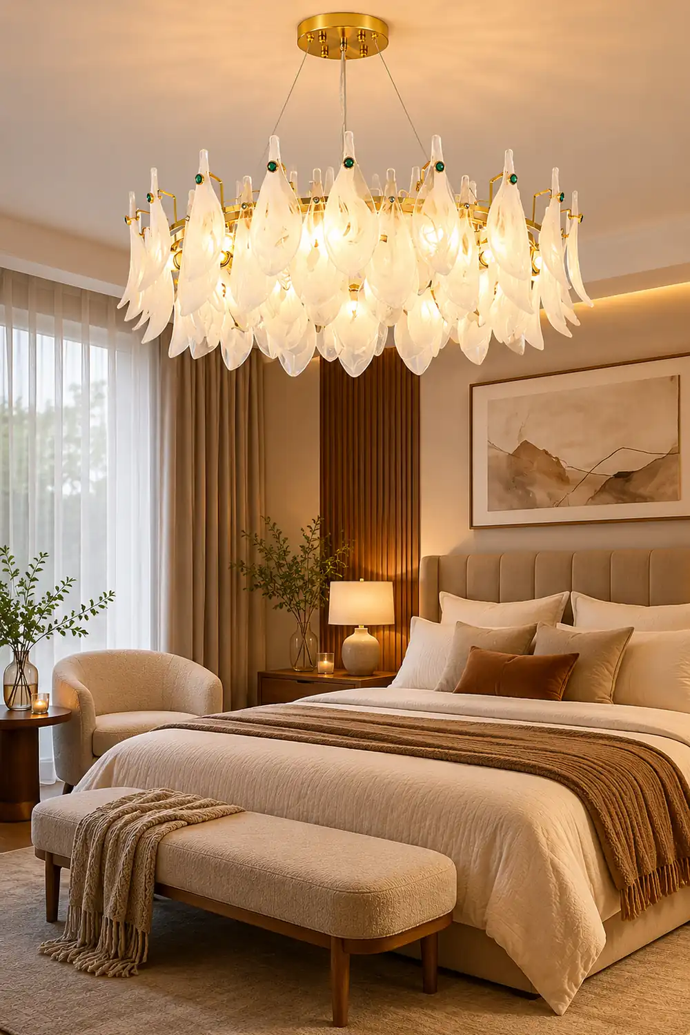 Valentino Cloud Glass Chandelier - Lumpaz