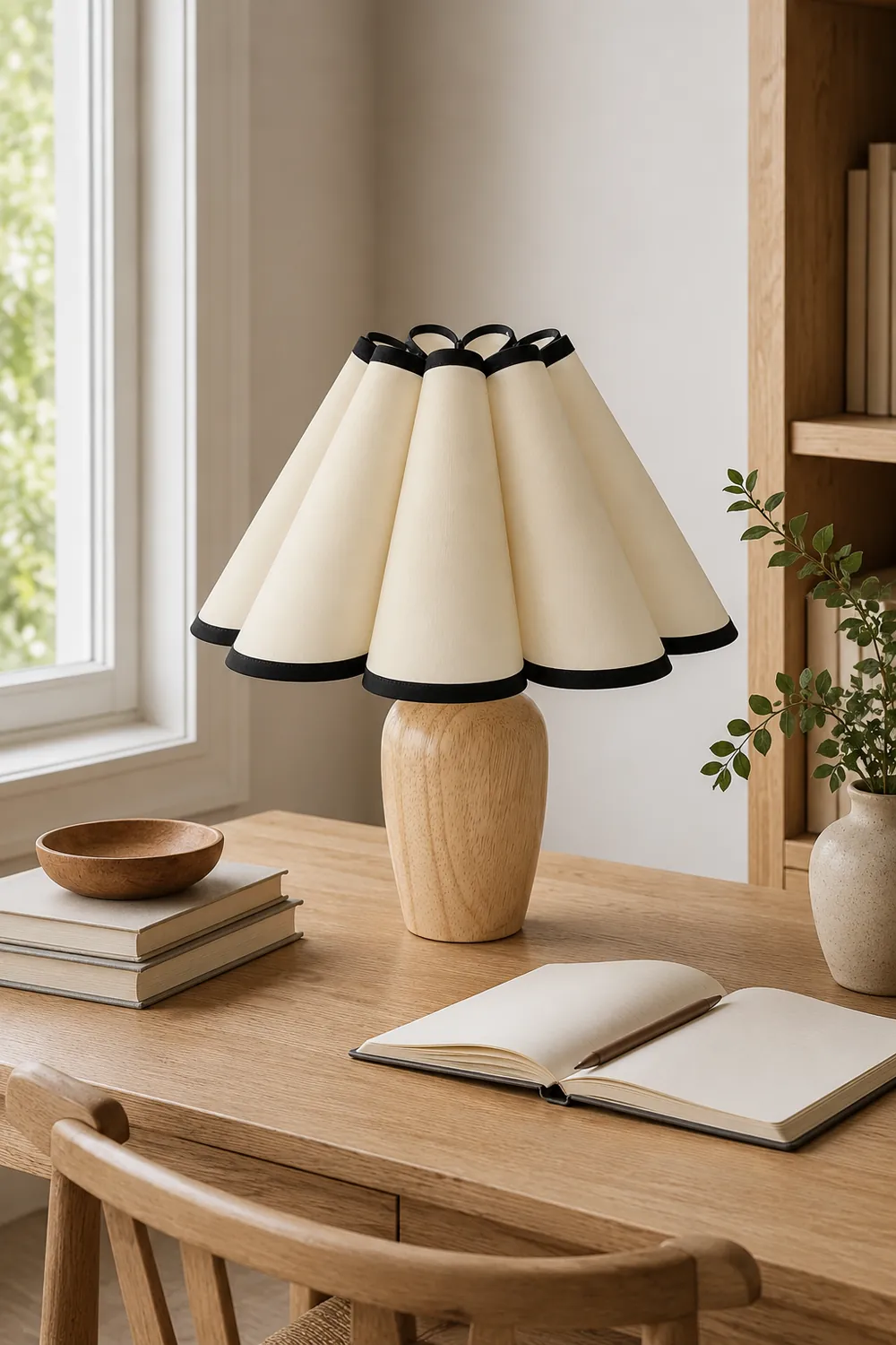Vintage Fluted Table Lamp - Lumpaz