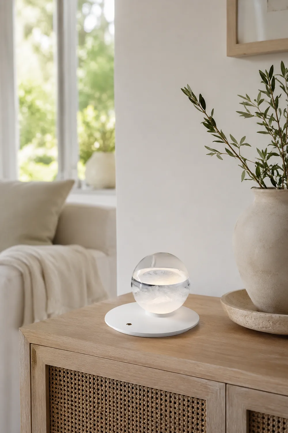 Storm Bottle Built-in Battery Table Lamp - Lumpaz