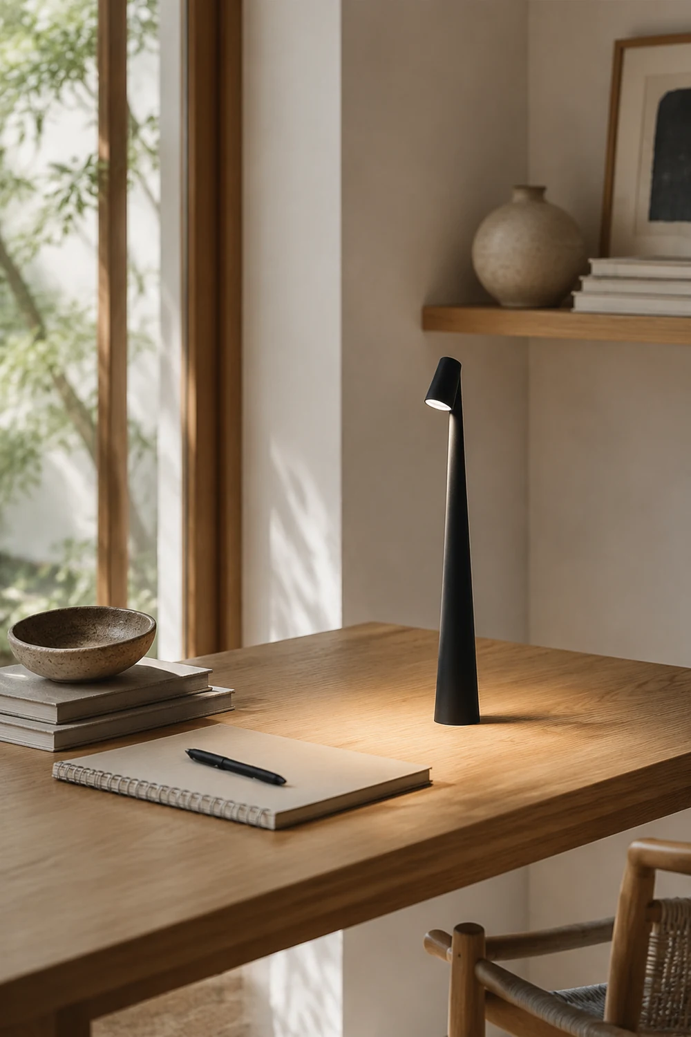 Africa Built-in Battery Table Lamp - Lumpaz