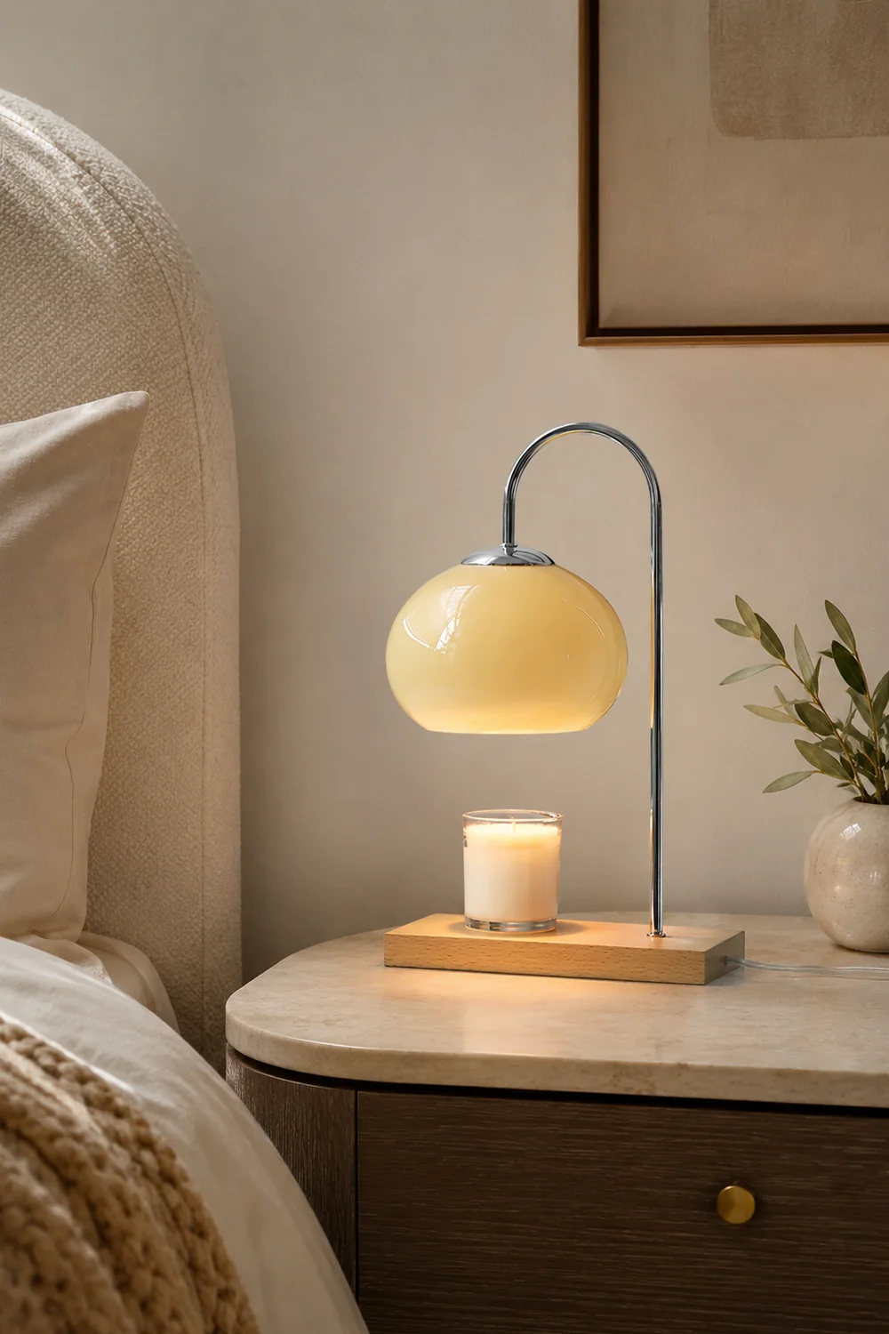 Pearl Candle Warmer Lamp - Lumpaz