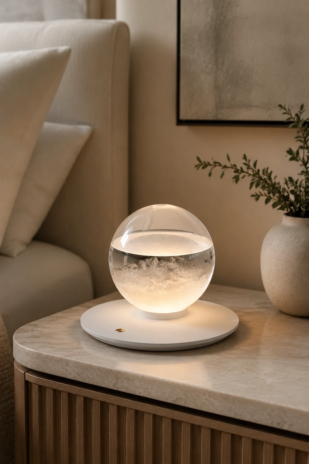 Storm Bottle Built-in Battery Table Lamp - Lumpaz