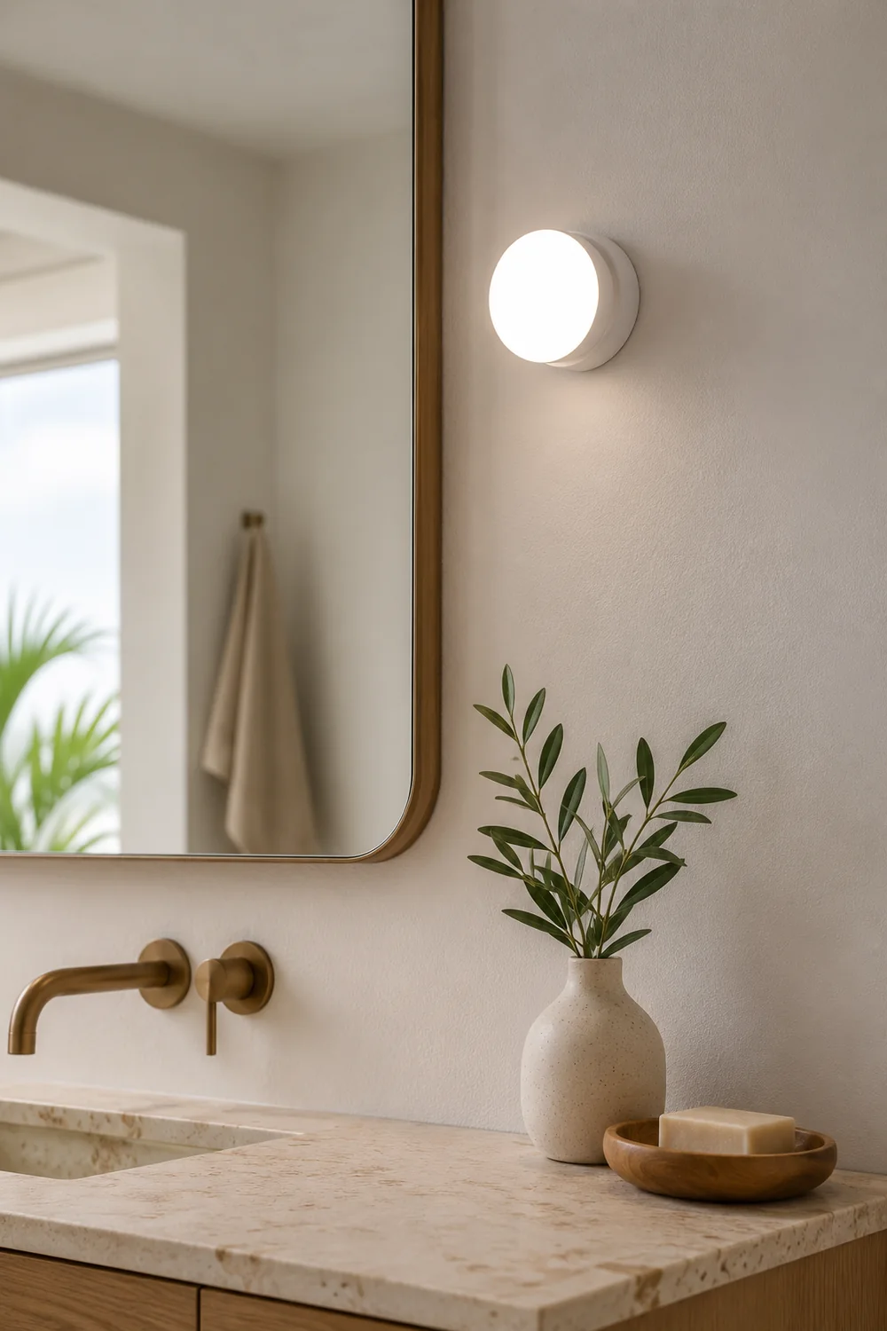 Mini Chargeable White LED Wall Light - Lumpaz