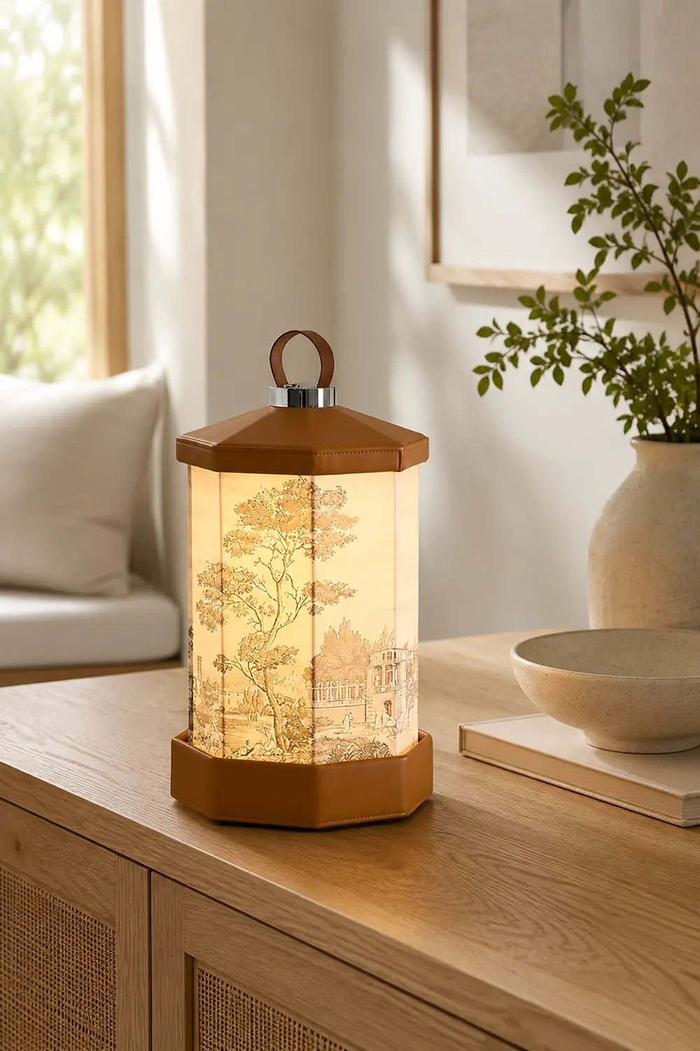 Castle Built-in Battery Table Lamp - Lumpaz