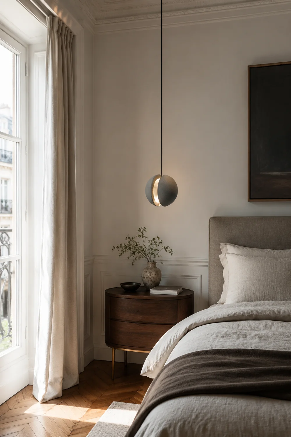 Moon Cement Pendant Lamp - Lumpaz