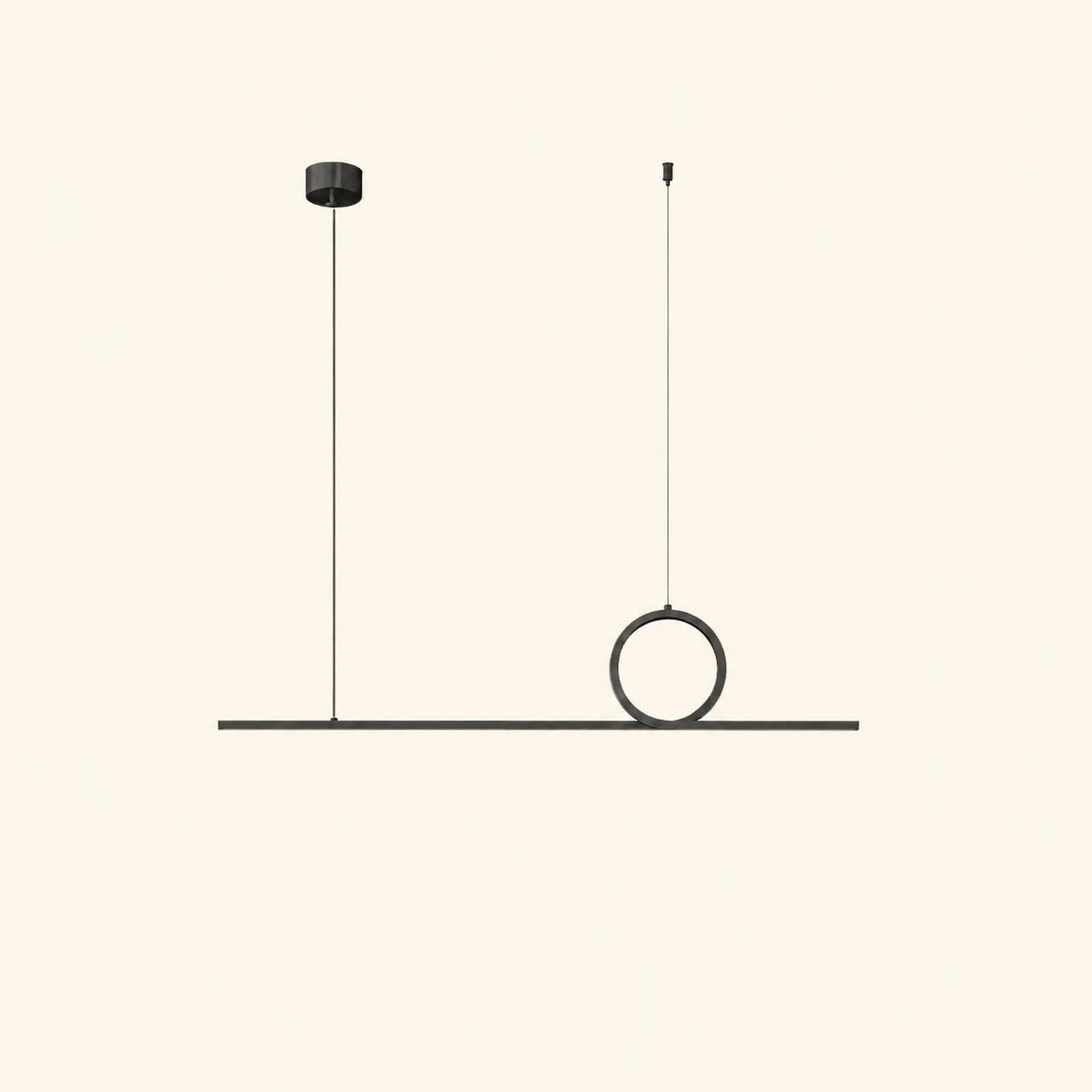 Centre Loop Linear Pendant Lamp - Lumpaz