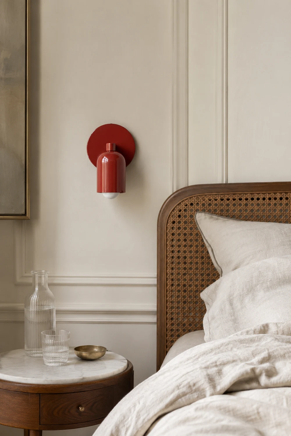 Simple Modern Small Stained Wall Sconce - Lumpaz