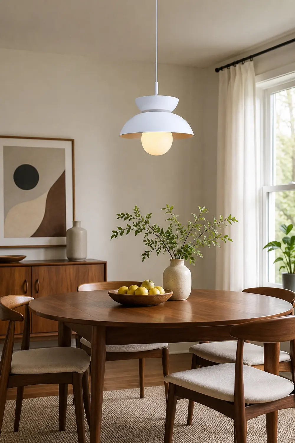 Macaroon Colorful Simple Round Pendant Light - Lumpaz