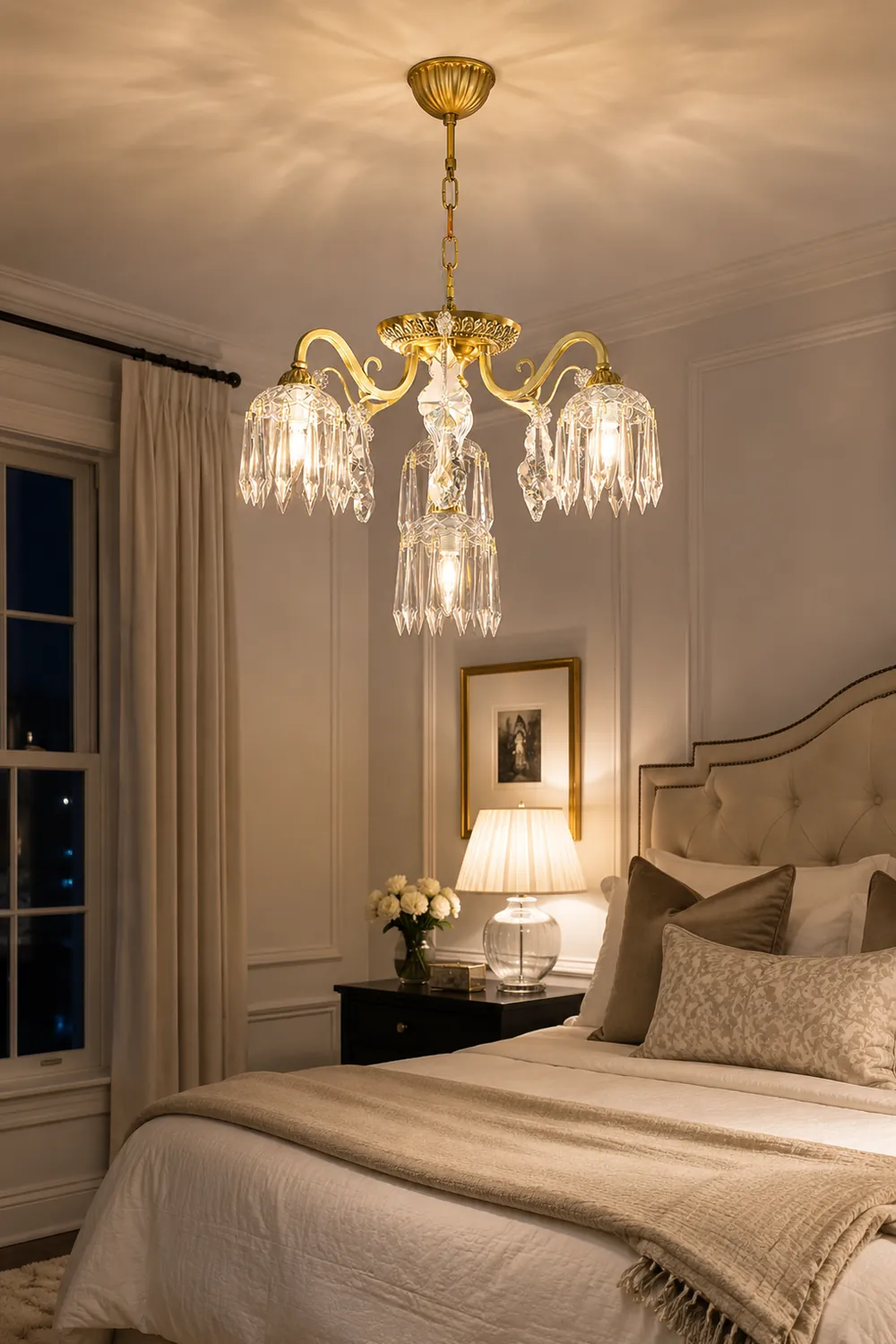 Astrid Droplet Glass Chandelier - Lumpaz