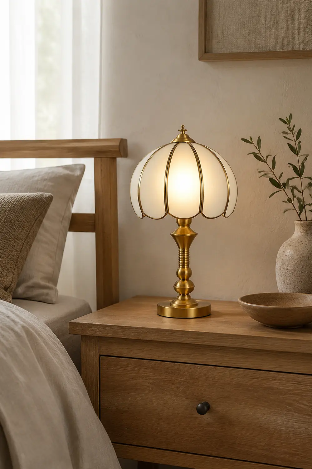 Tomyeus Brass Table Lamp - Lumpaz