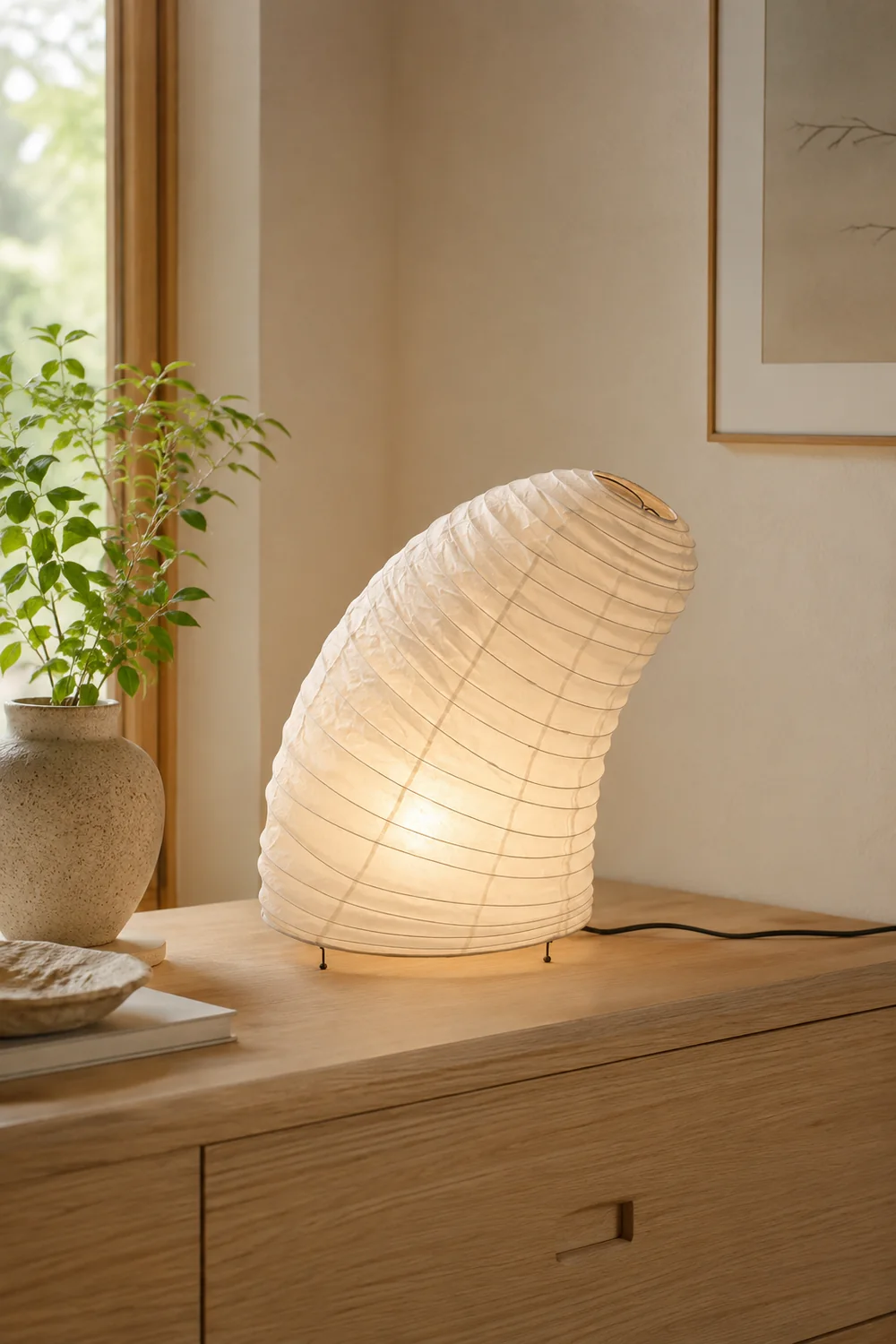 Washi Paper 13T Table Lamp - Lumpaz