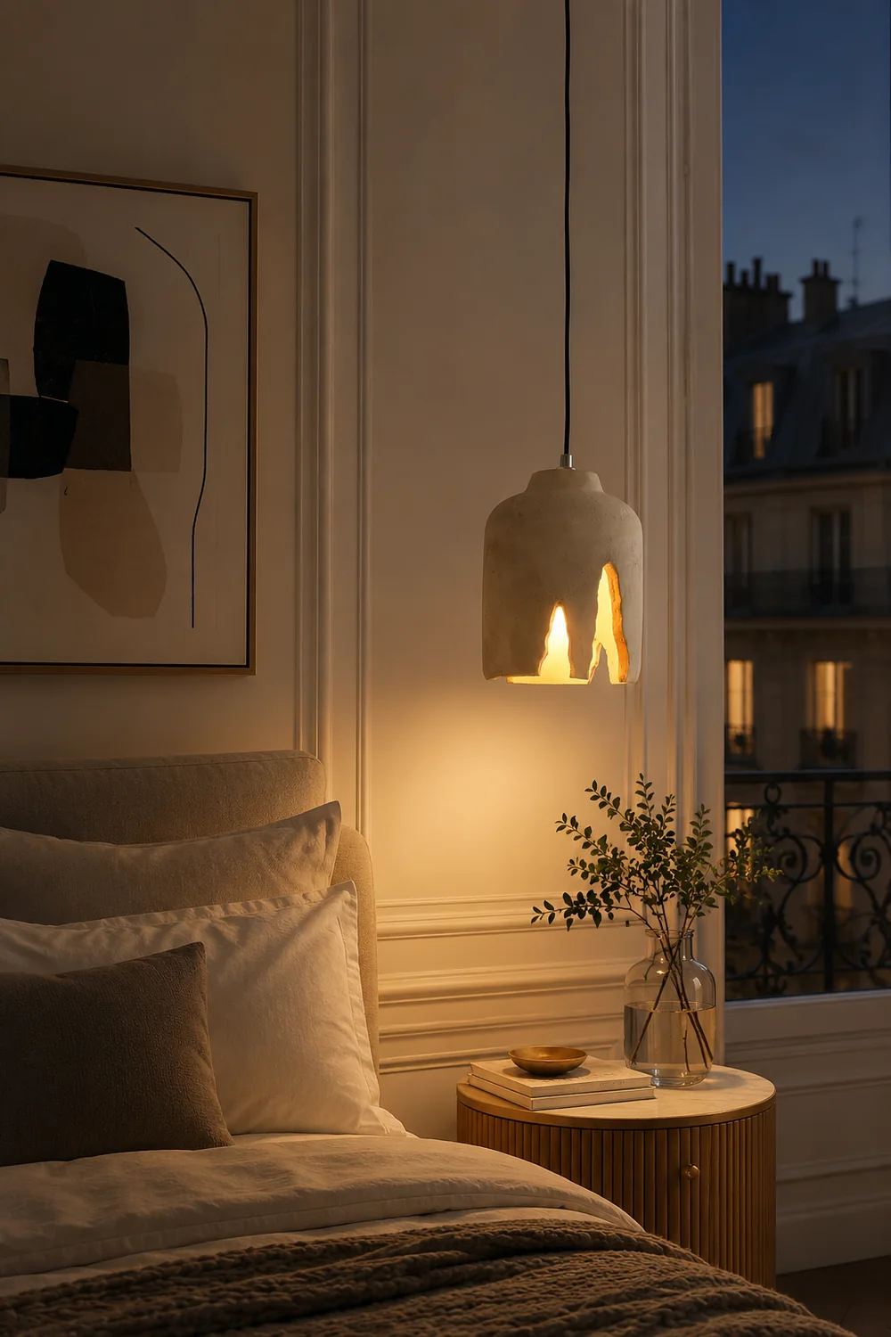 Cement Hanging Lamp - Lumpaz