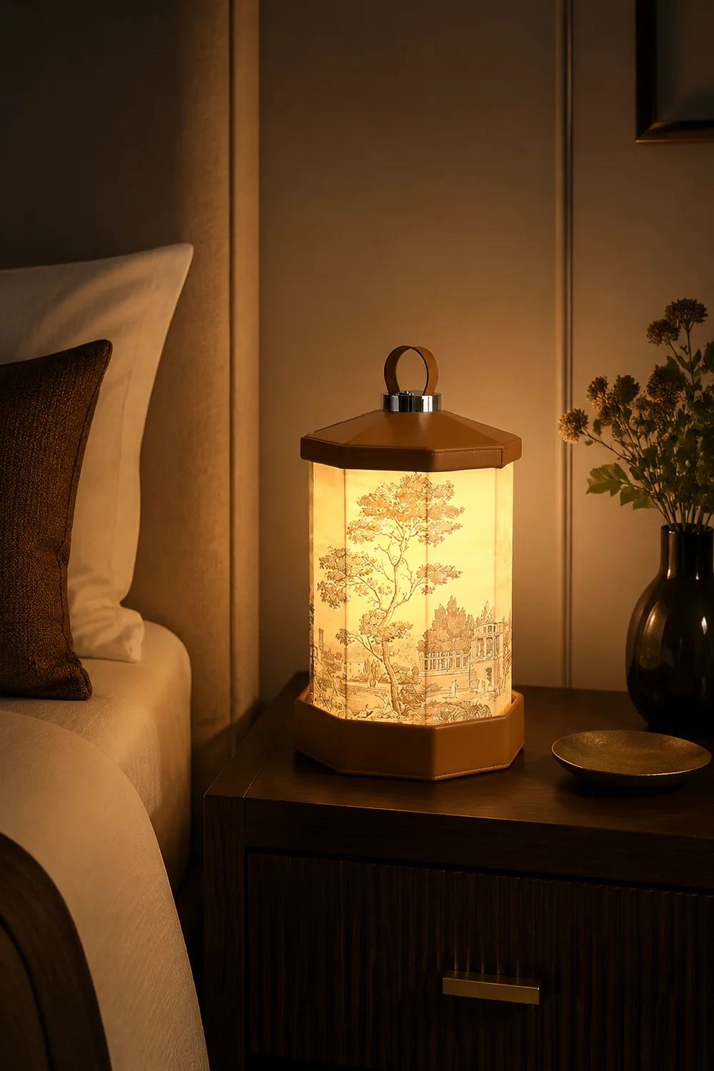 Castle Built-in Battery Table Lamp - Lumpaz