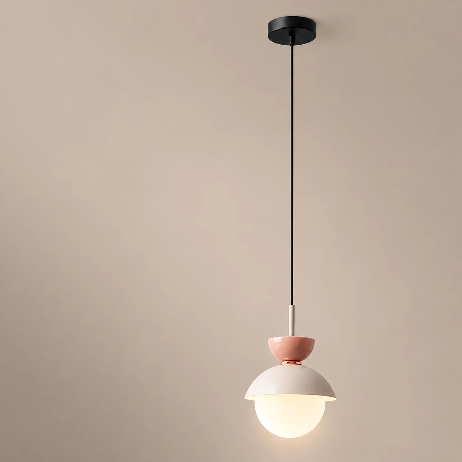 Macaroon Double Heads Metal Pendant Light - Lumpaz