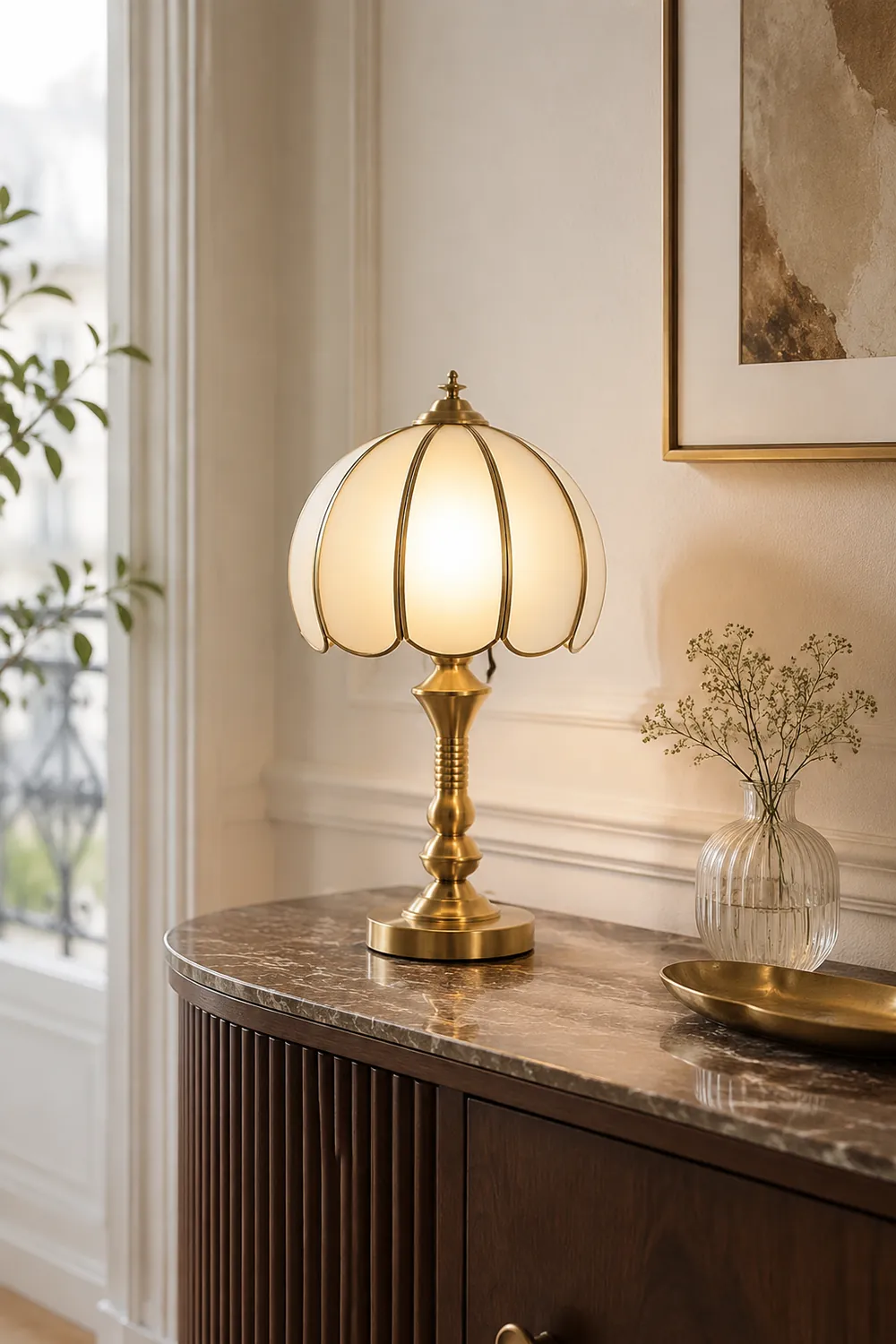 Tomyeus Brass Table Lamp - Lumpaz